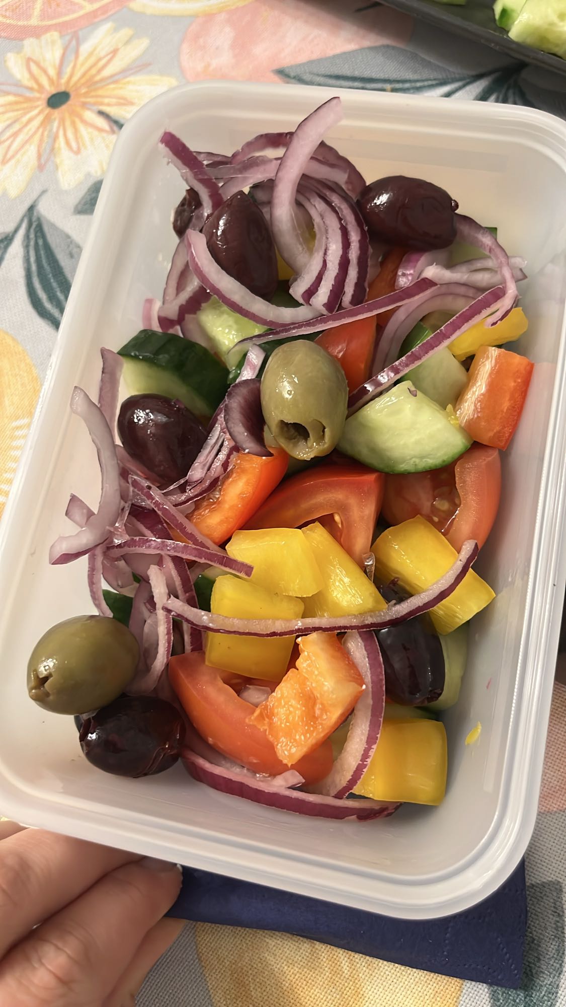 Greek-style Veggie Salad
