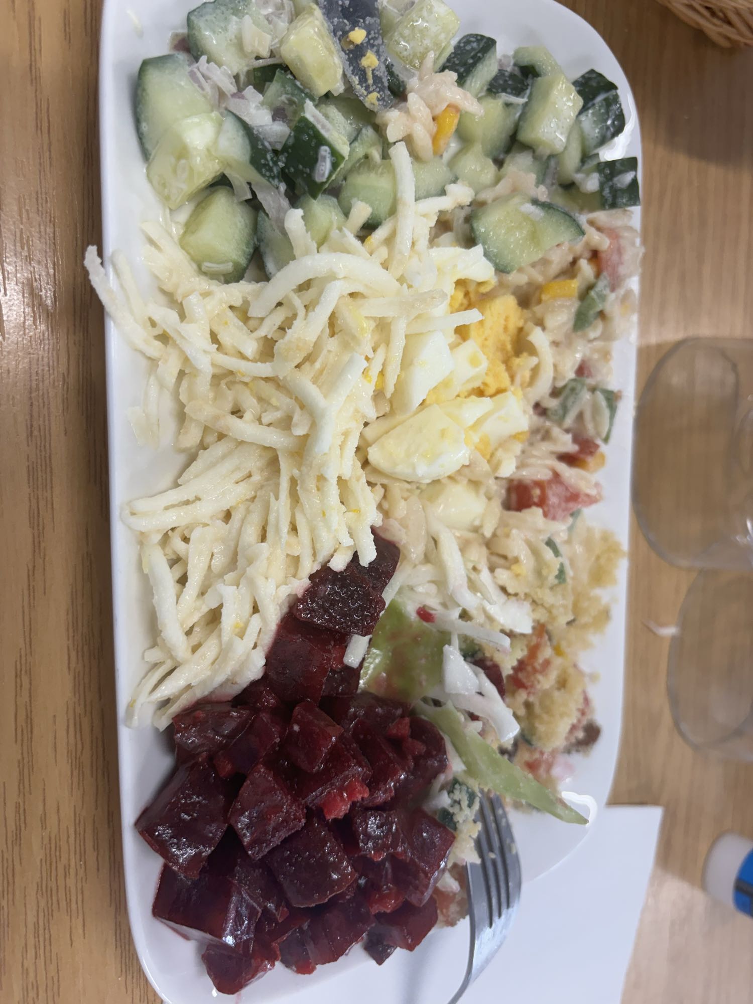 Assiette de salade mixte