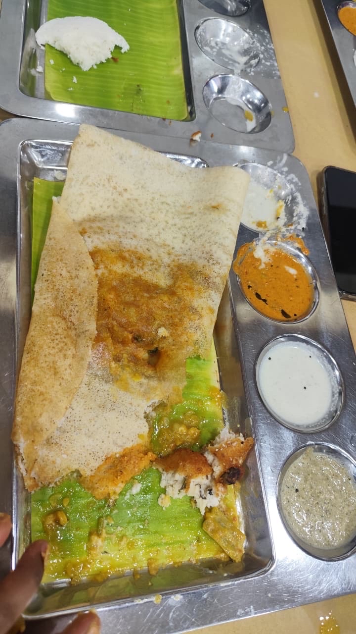 Masala Dosa with Chutneys