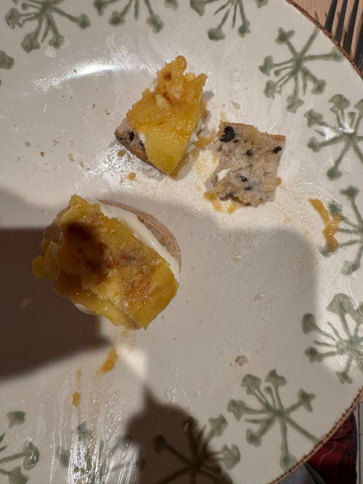 bocados con plátano