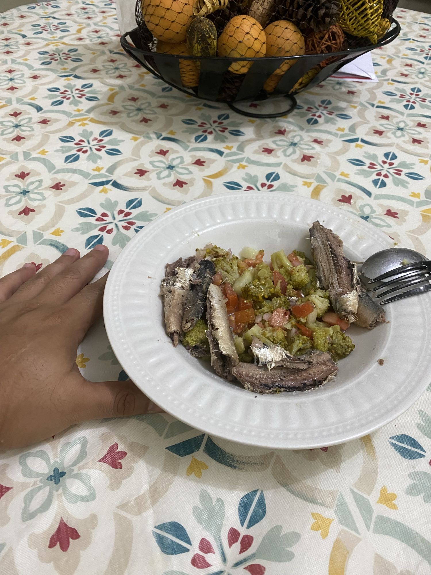 Ensalada con sardinas