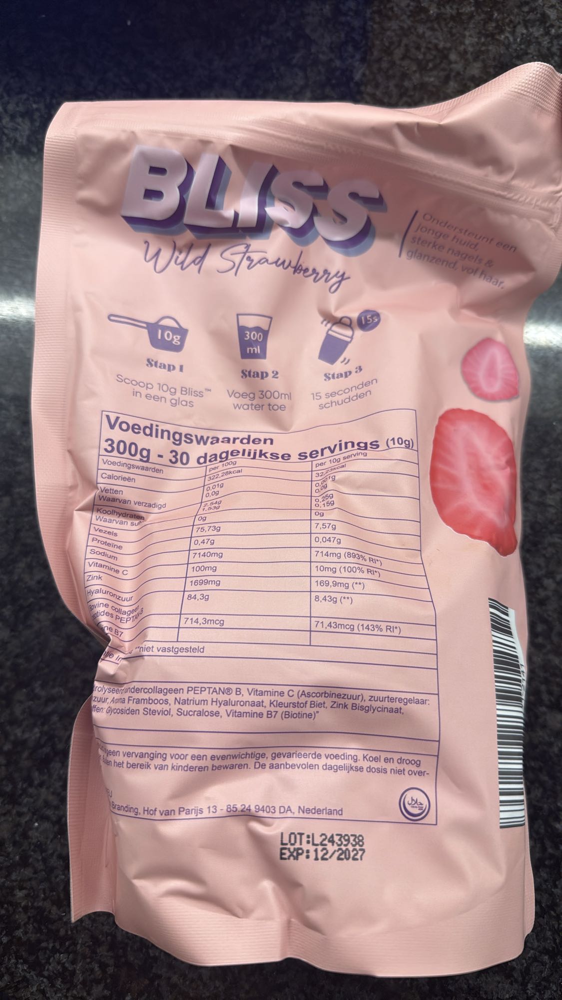 Bliss Wilde Aardbei Poeder