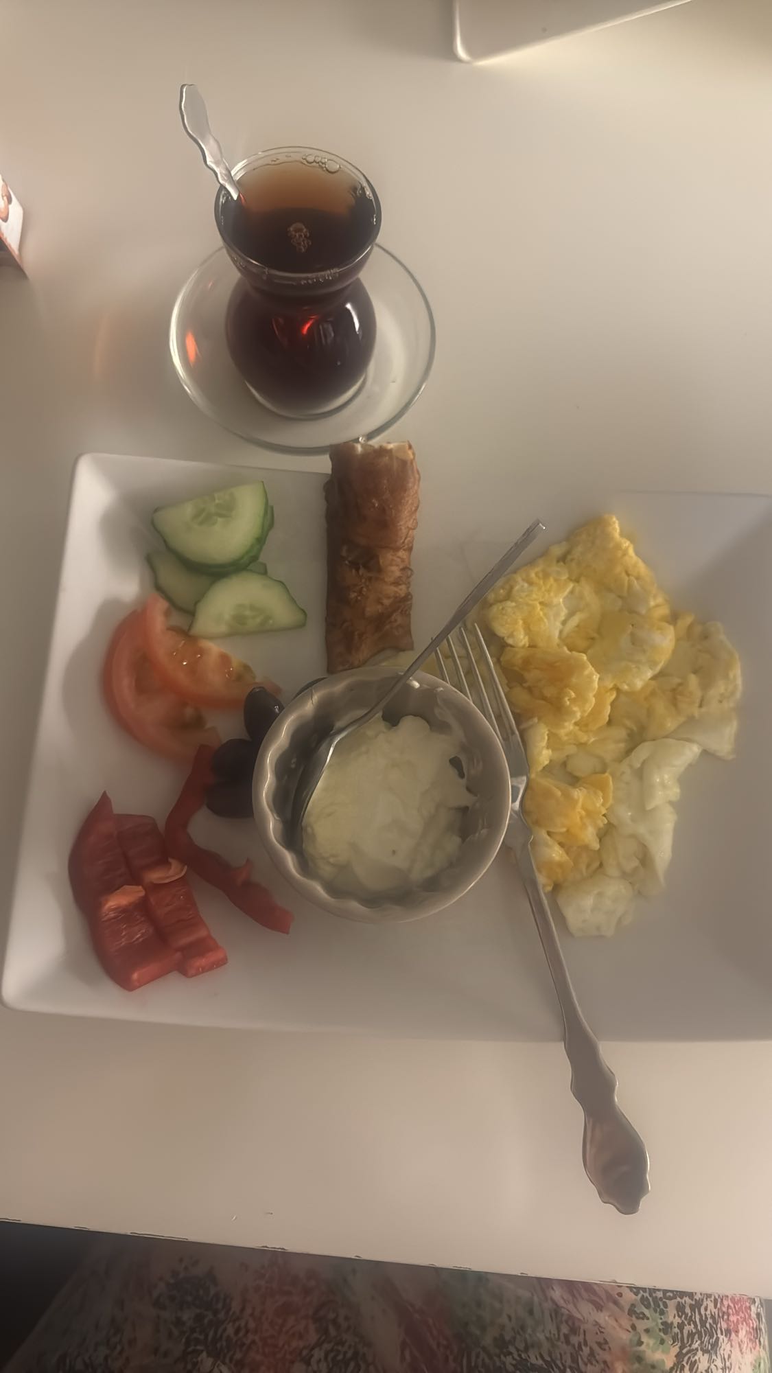 Turkisk frukosttallrik