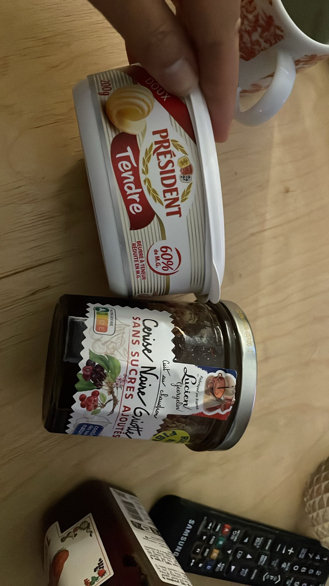 Tartine beurre confiture