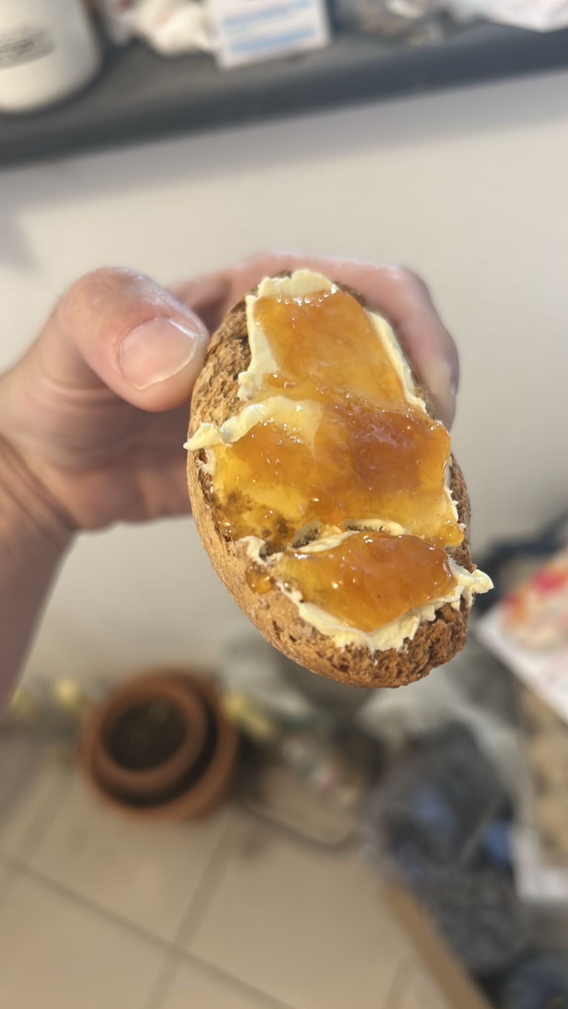 Tartine beurre confiture