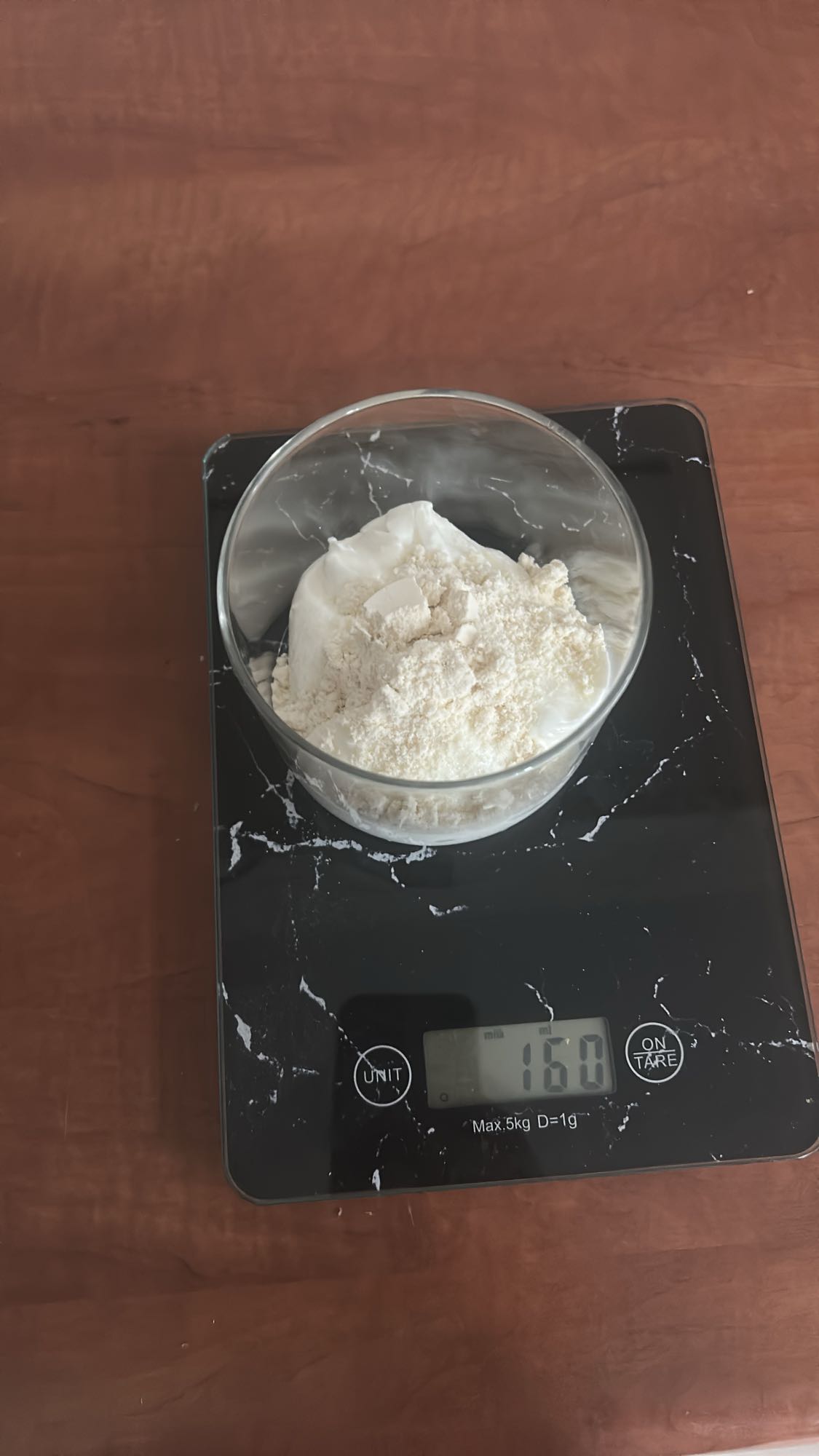 kwark met eiwitpoeder