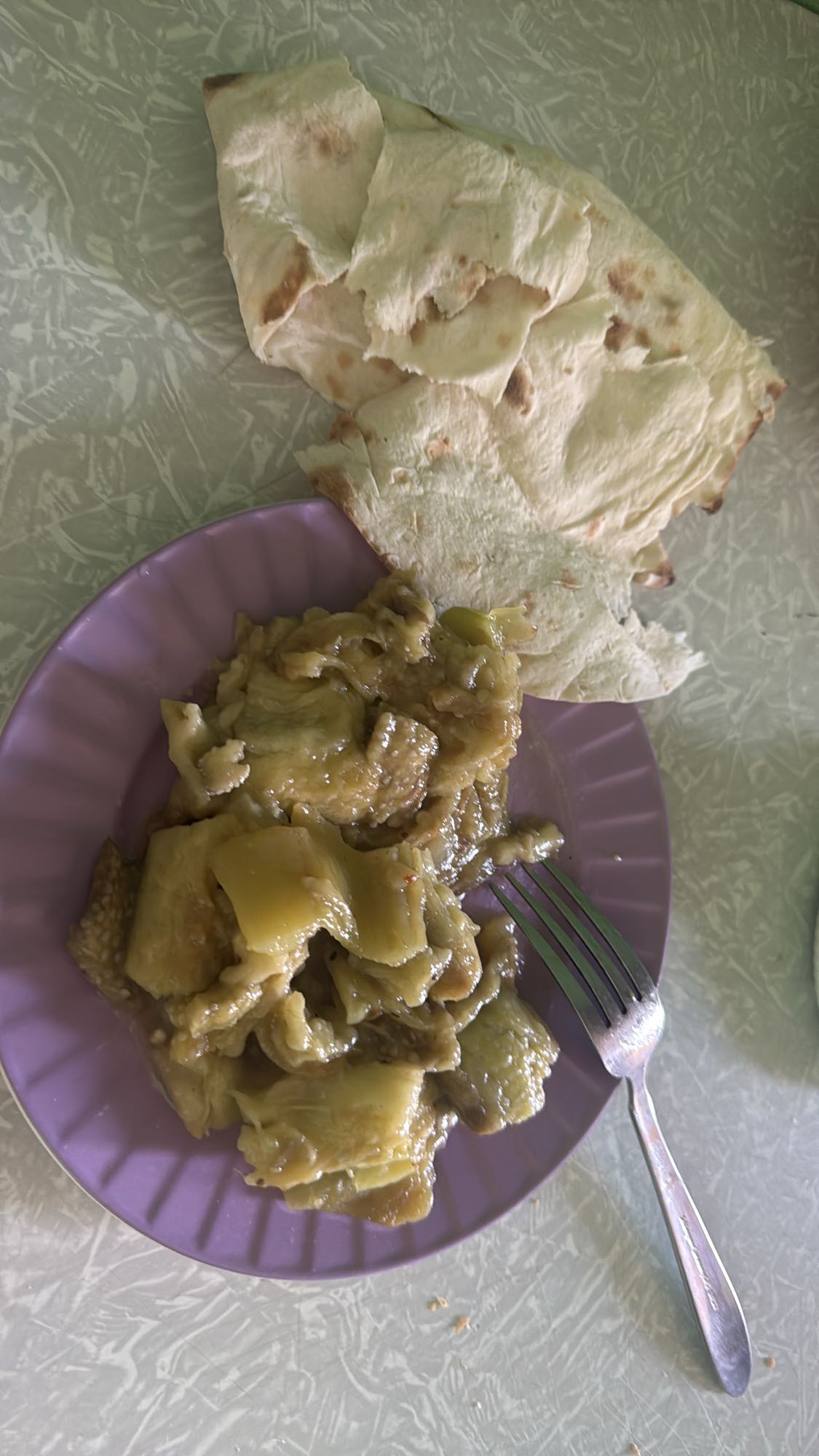 խորոված բիբար և լավաշ