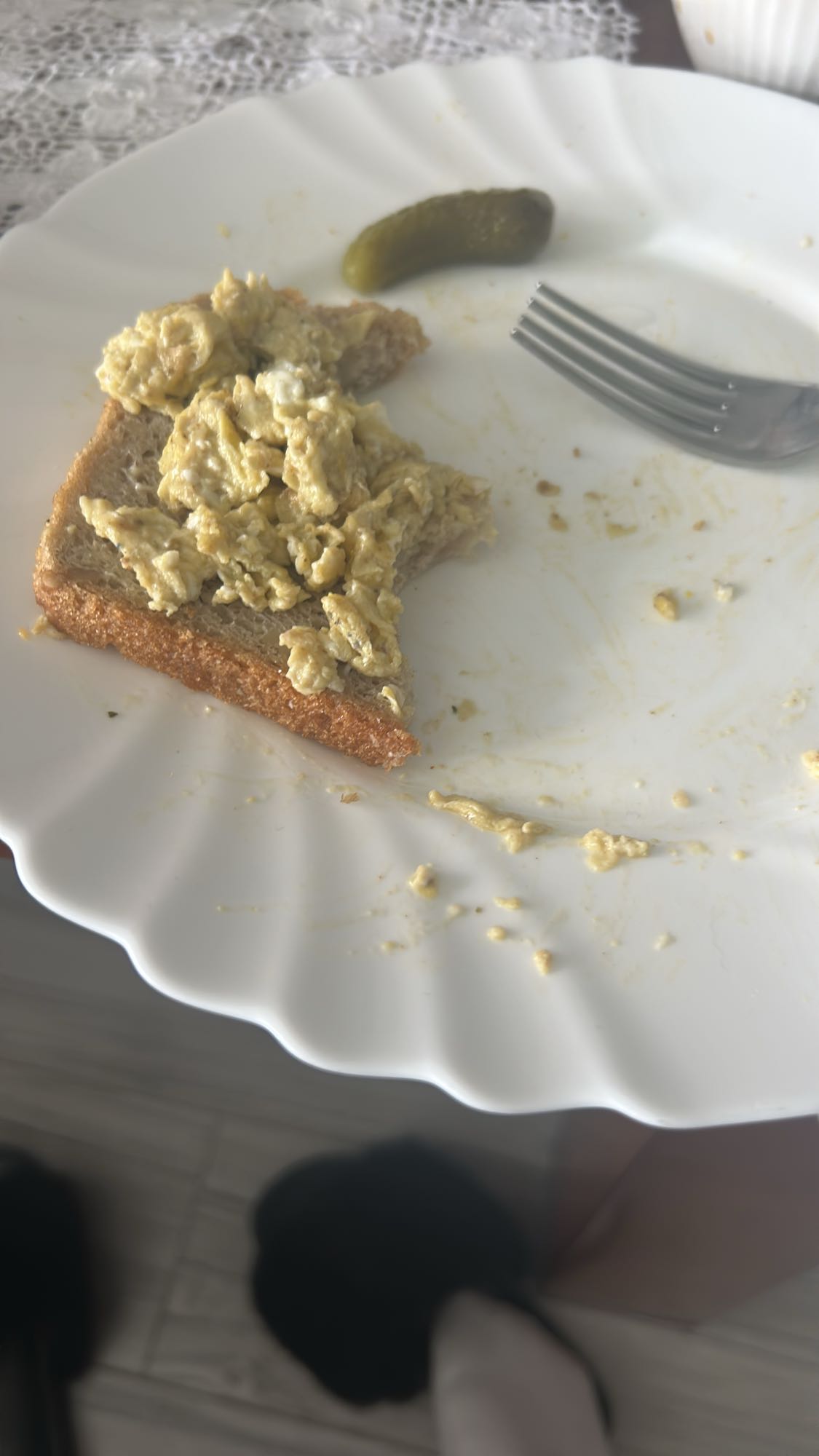 Jajecznica na toście