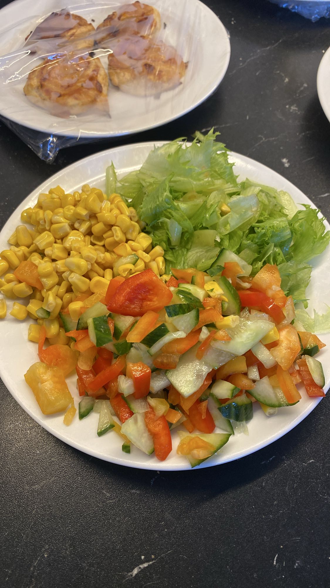 Grönsaksfat med majs