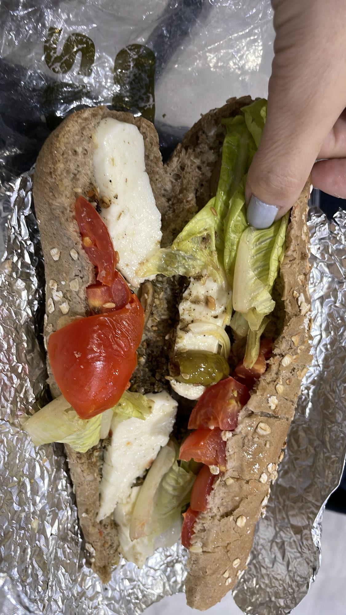 Mozzarella Veggie Sub