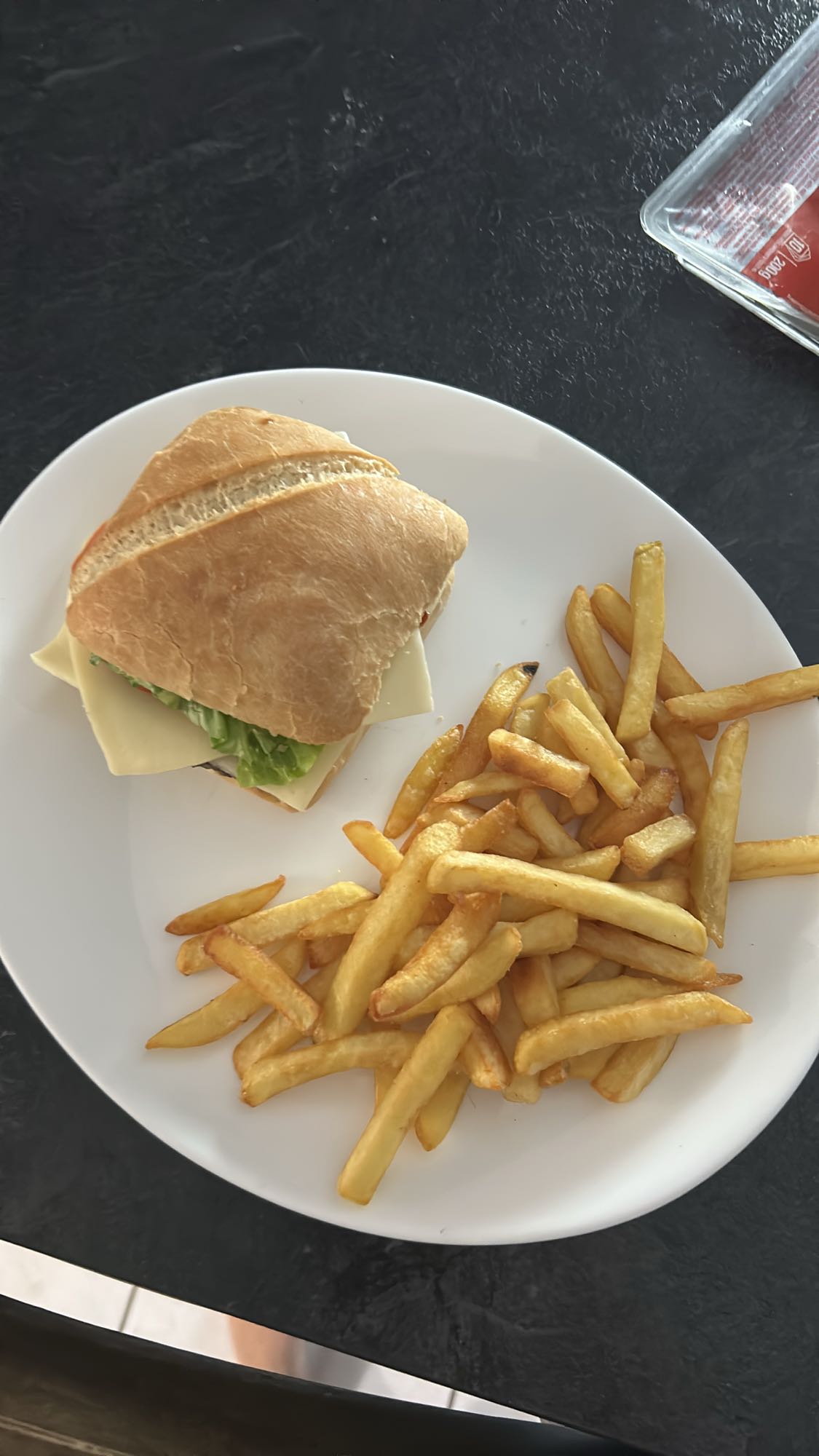Sandwich et frites