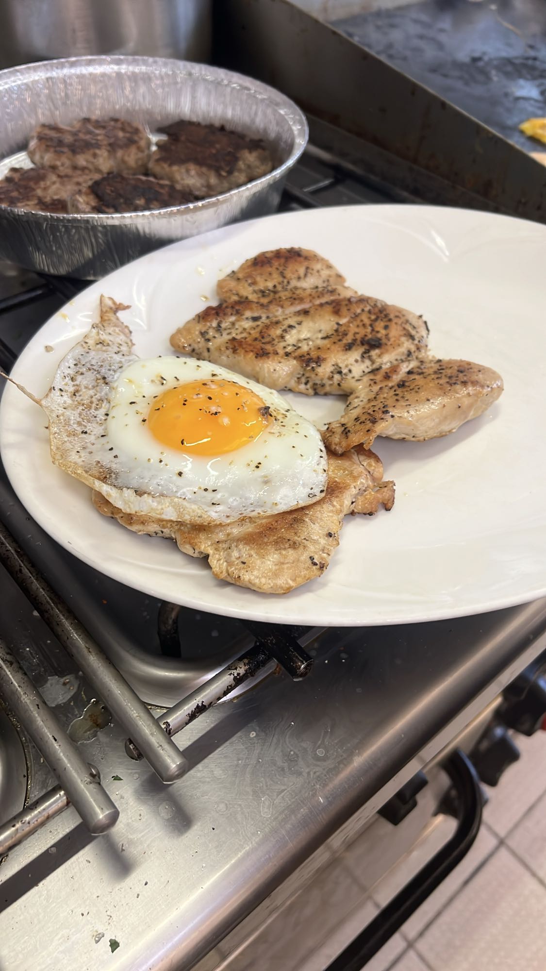 Grilled Chicken & Egg