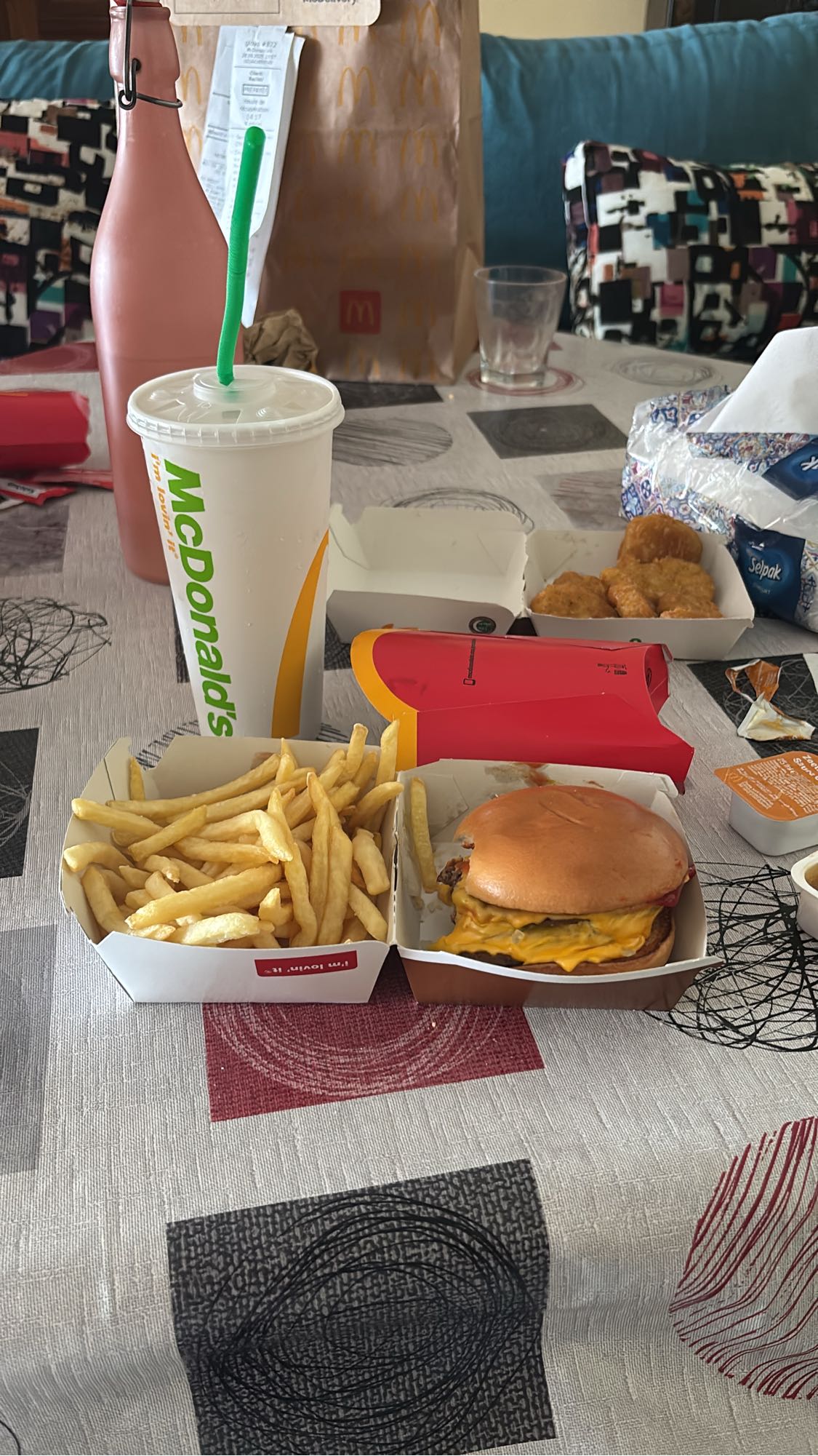 Menu McDonald's complet