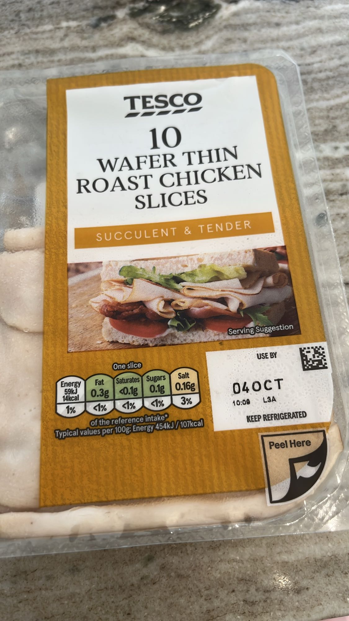 Wafer Thin Roast Chicken