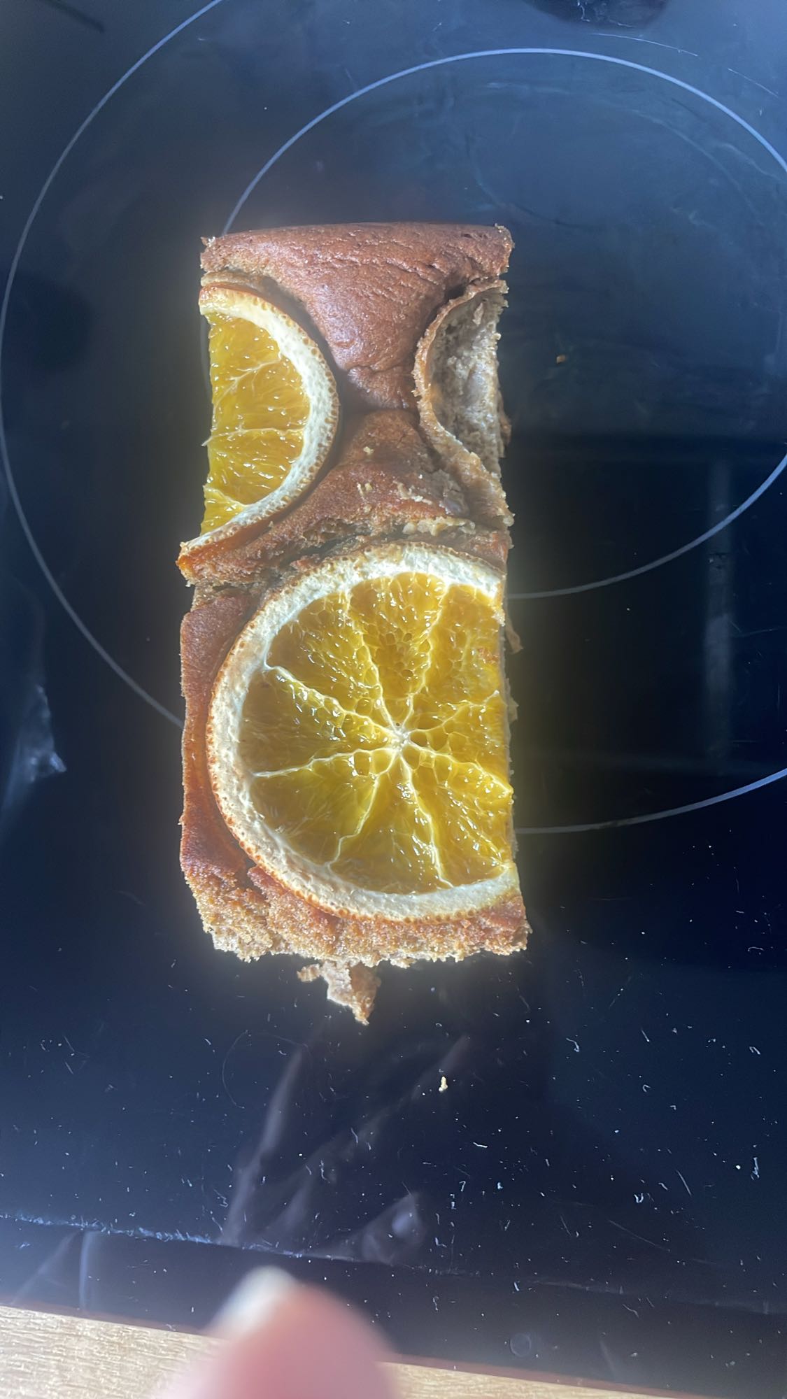 ciasto dyniowo-bananowe z masłem orzechowym i pomarańczą