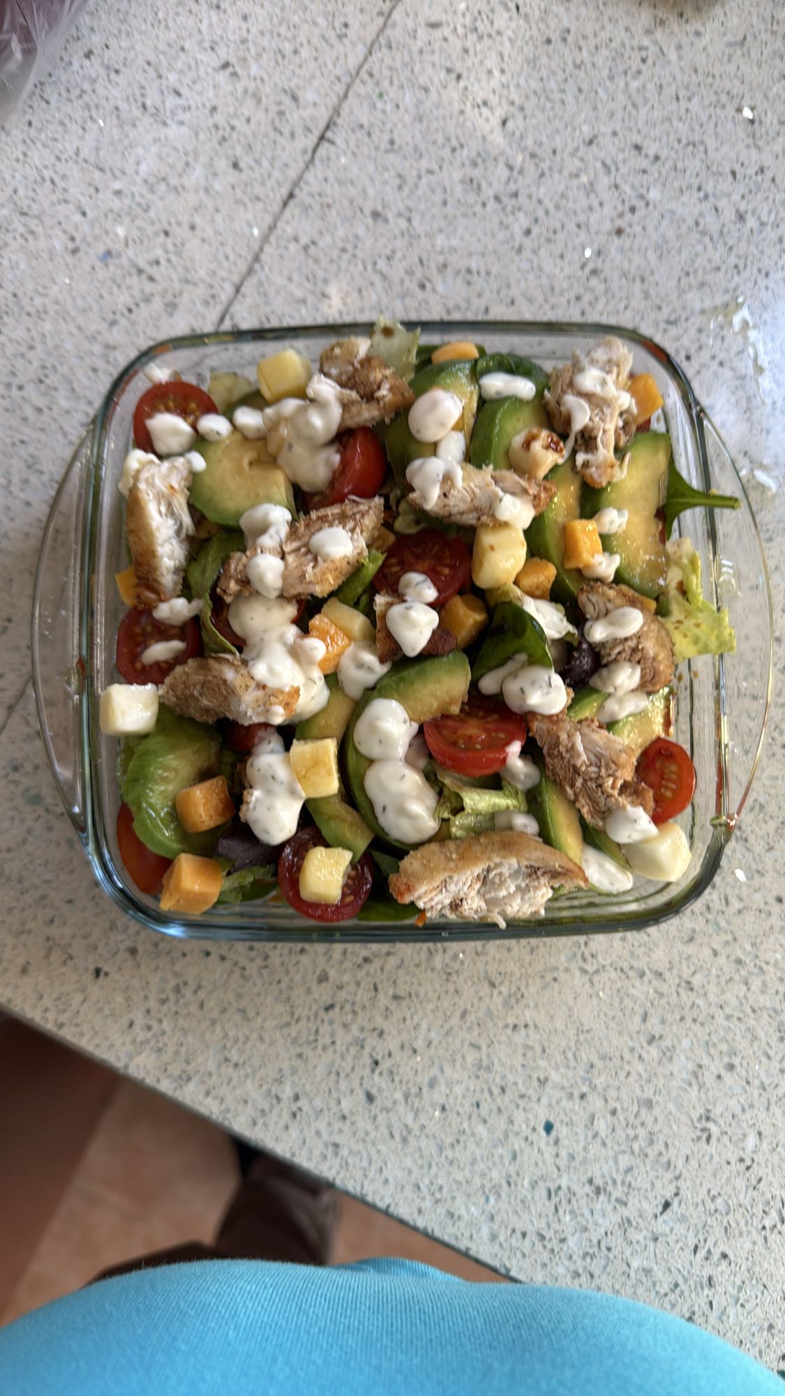Ensalada de pollo mixta
