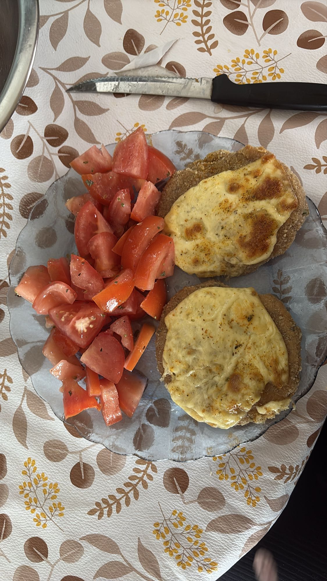 milanesas con ensalada