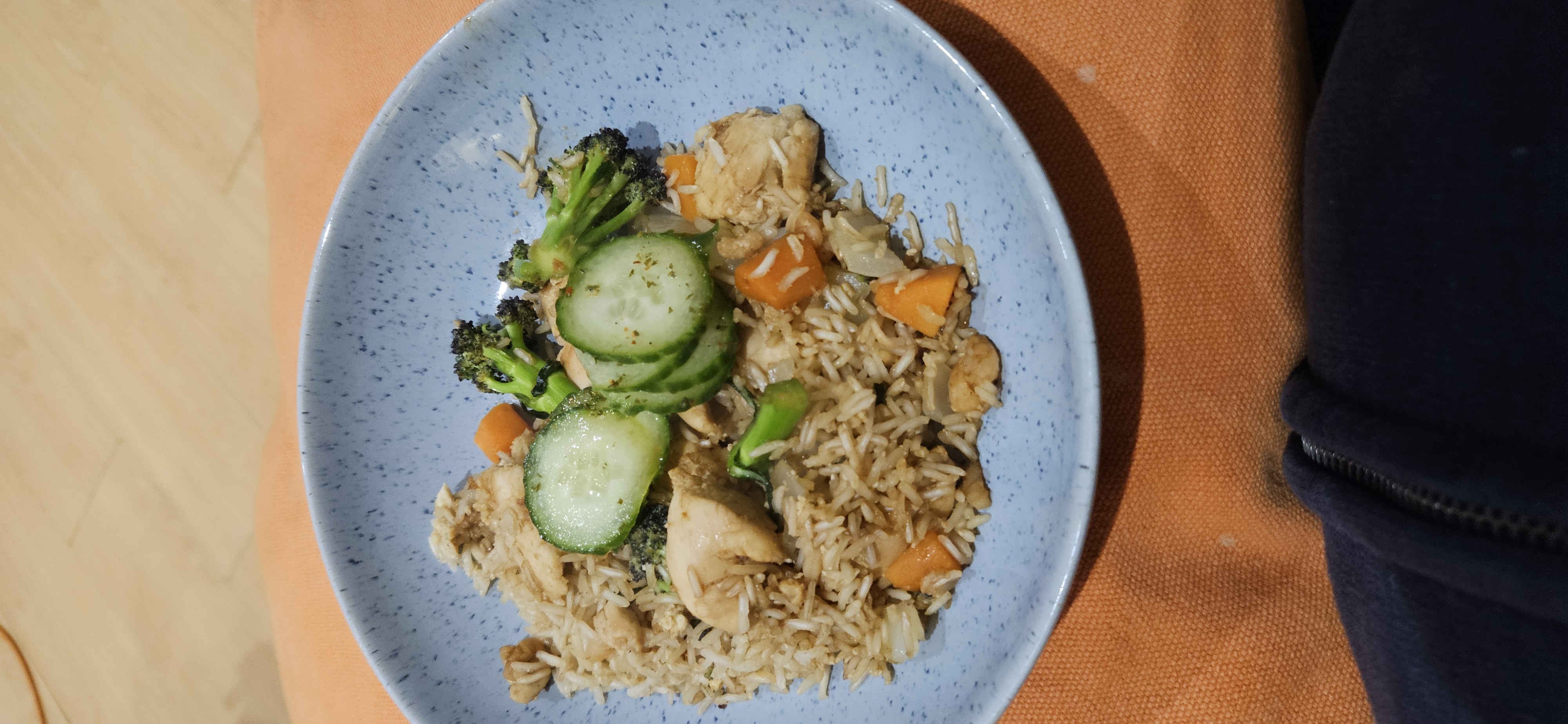 Chicken Veggie Rice Plate
