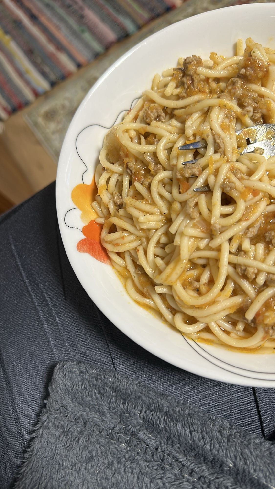 Spagetti mit Hackfleischsoße