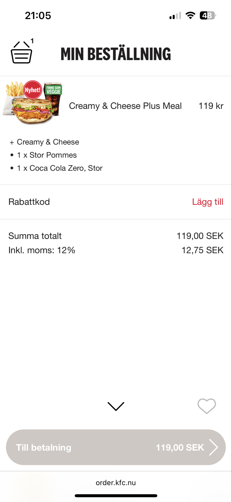 Creamy & Cheese Meal