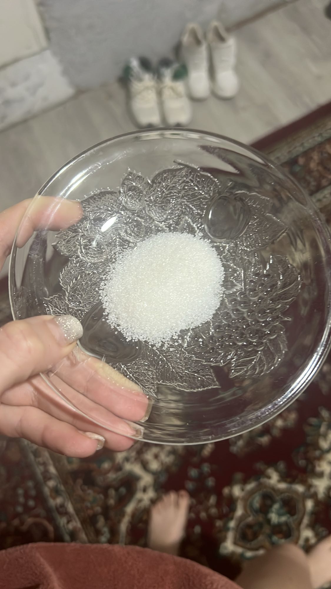 Ağ şəkər porsiyası