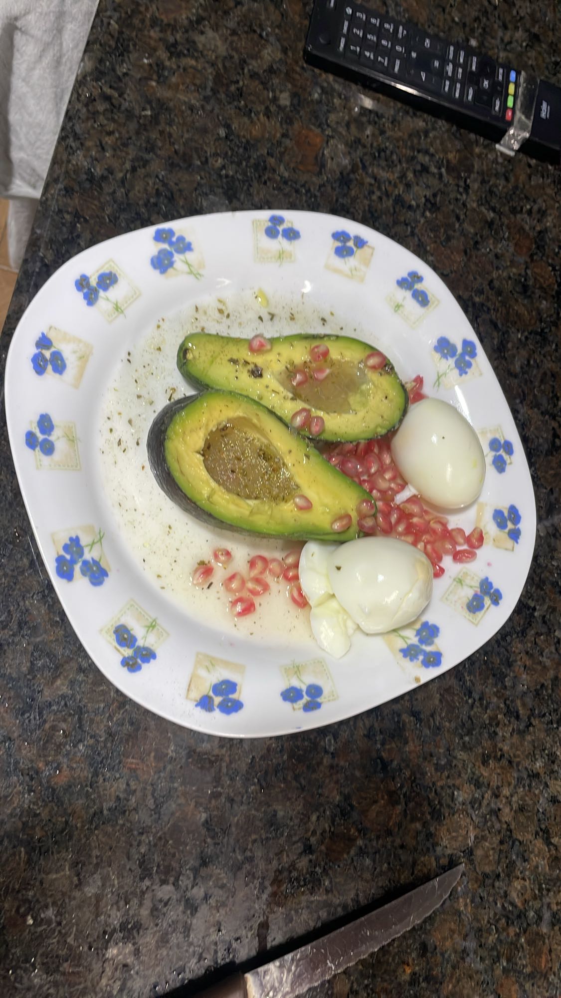 Avocado Egg Plate