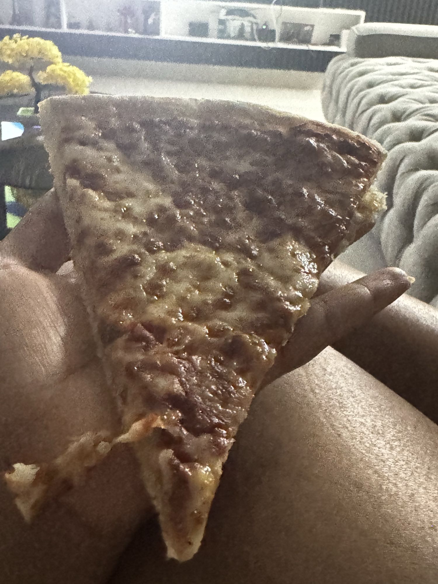 rebanada de pizza de queso