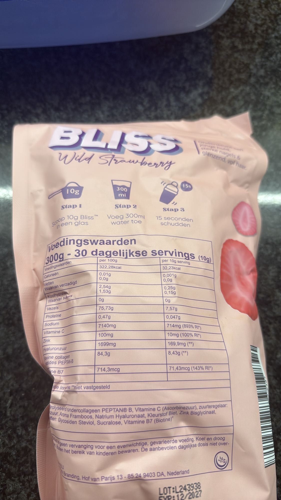 Bliss Wilde Aardbei Poeder