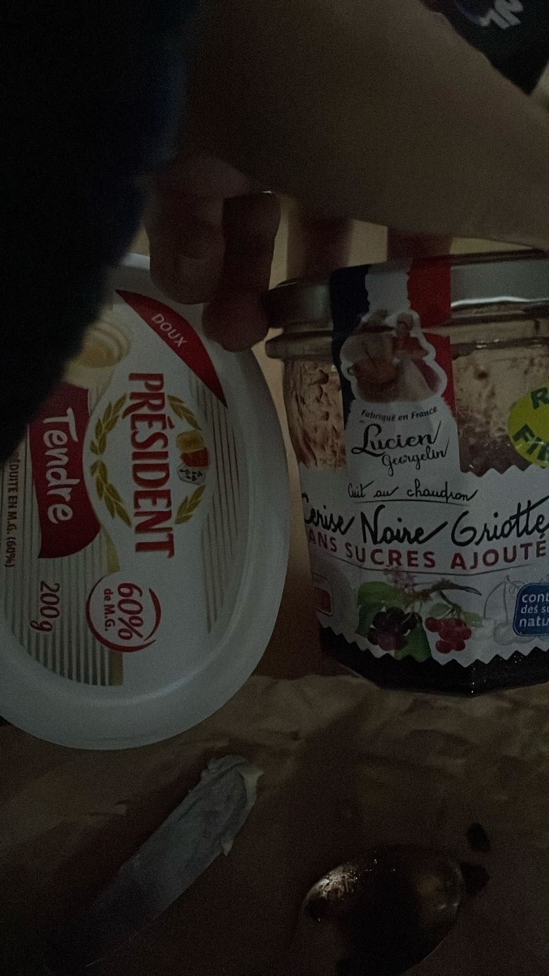 Tartine beurre confiture