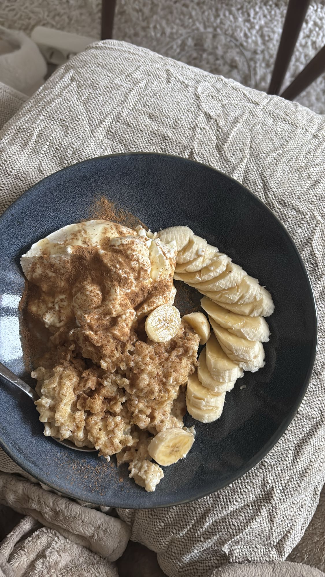 Havregrynsgröt med banan