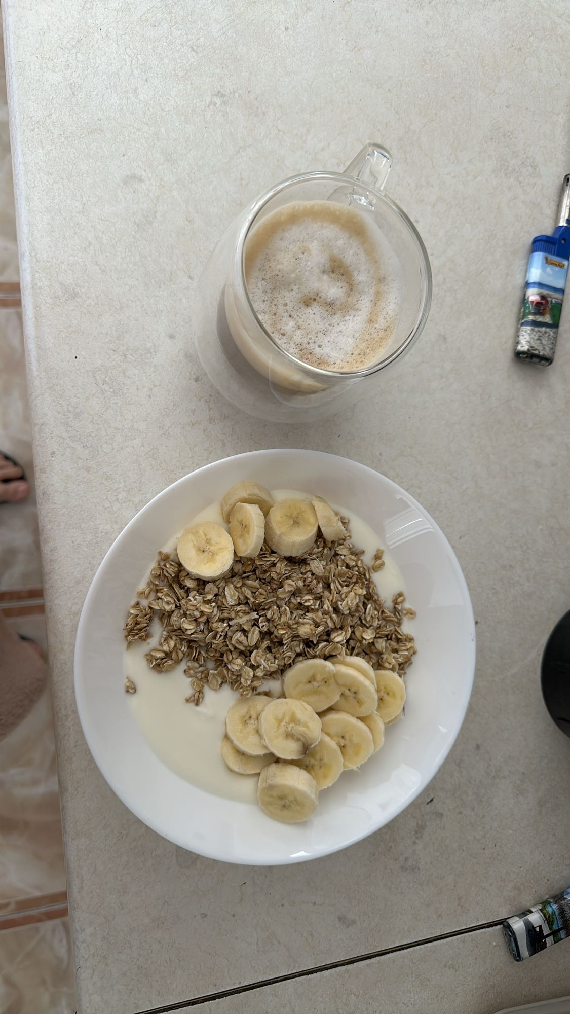 Banana oat breakfast