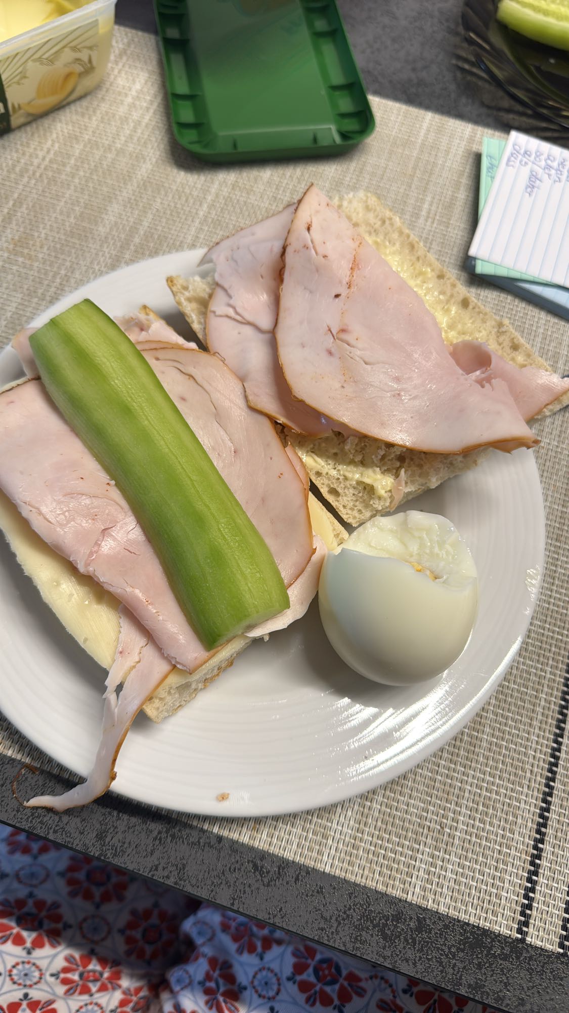 Kalkoenbroodje met ei