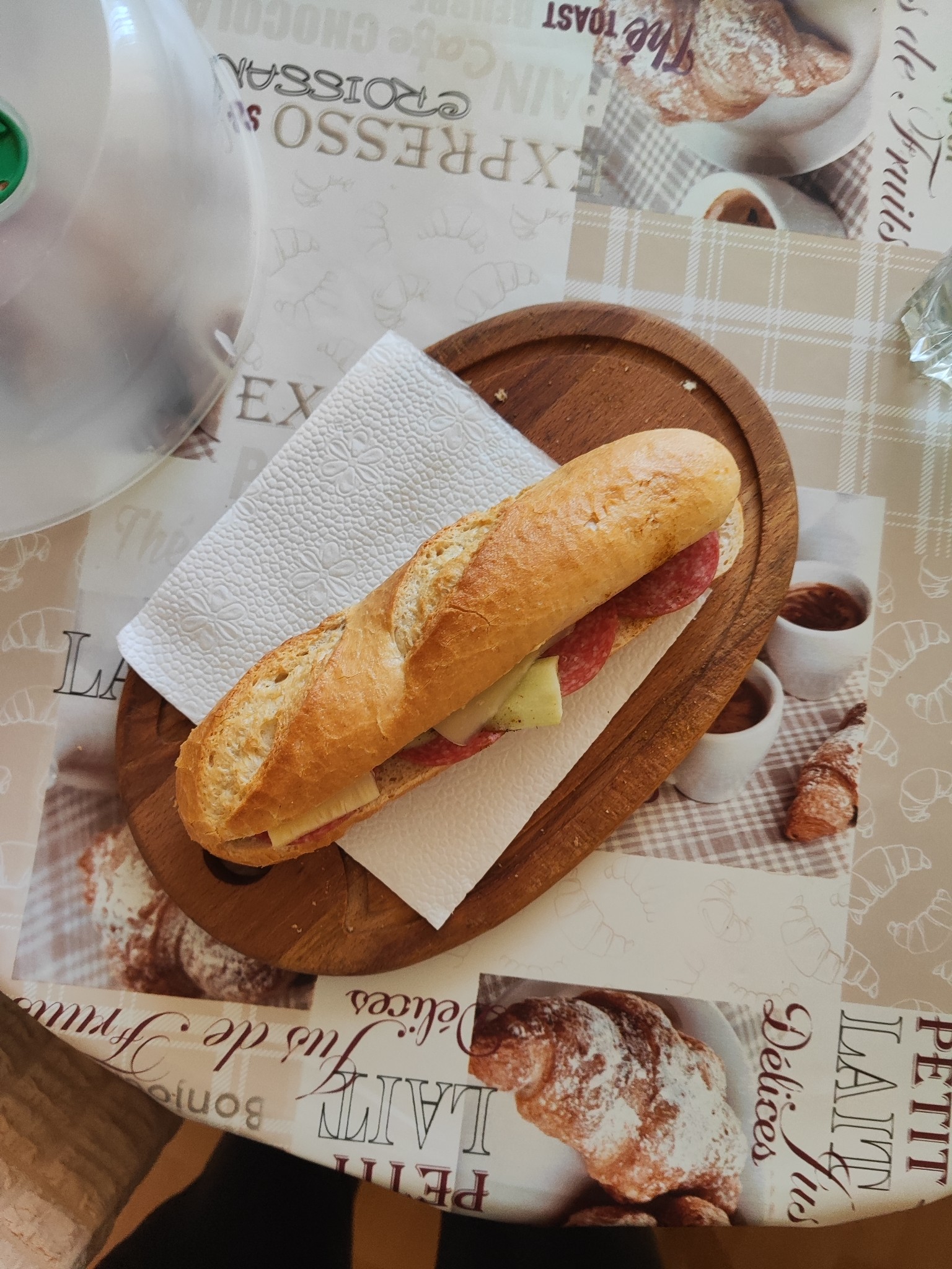 Salami Cheese Baguette