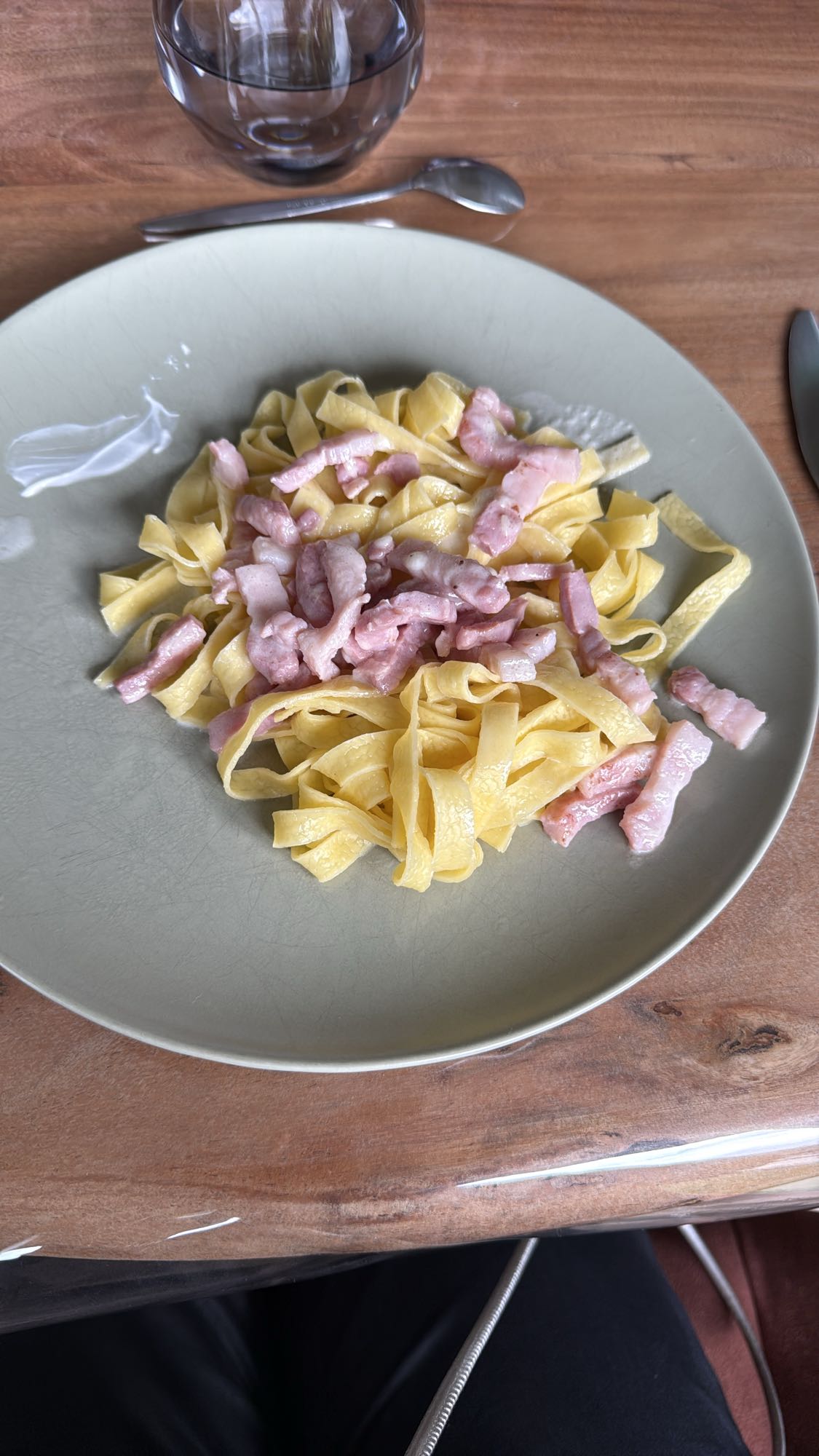 Tagliatelles au lardons