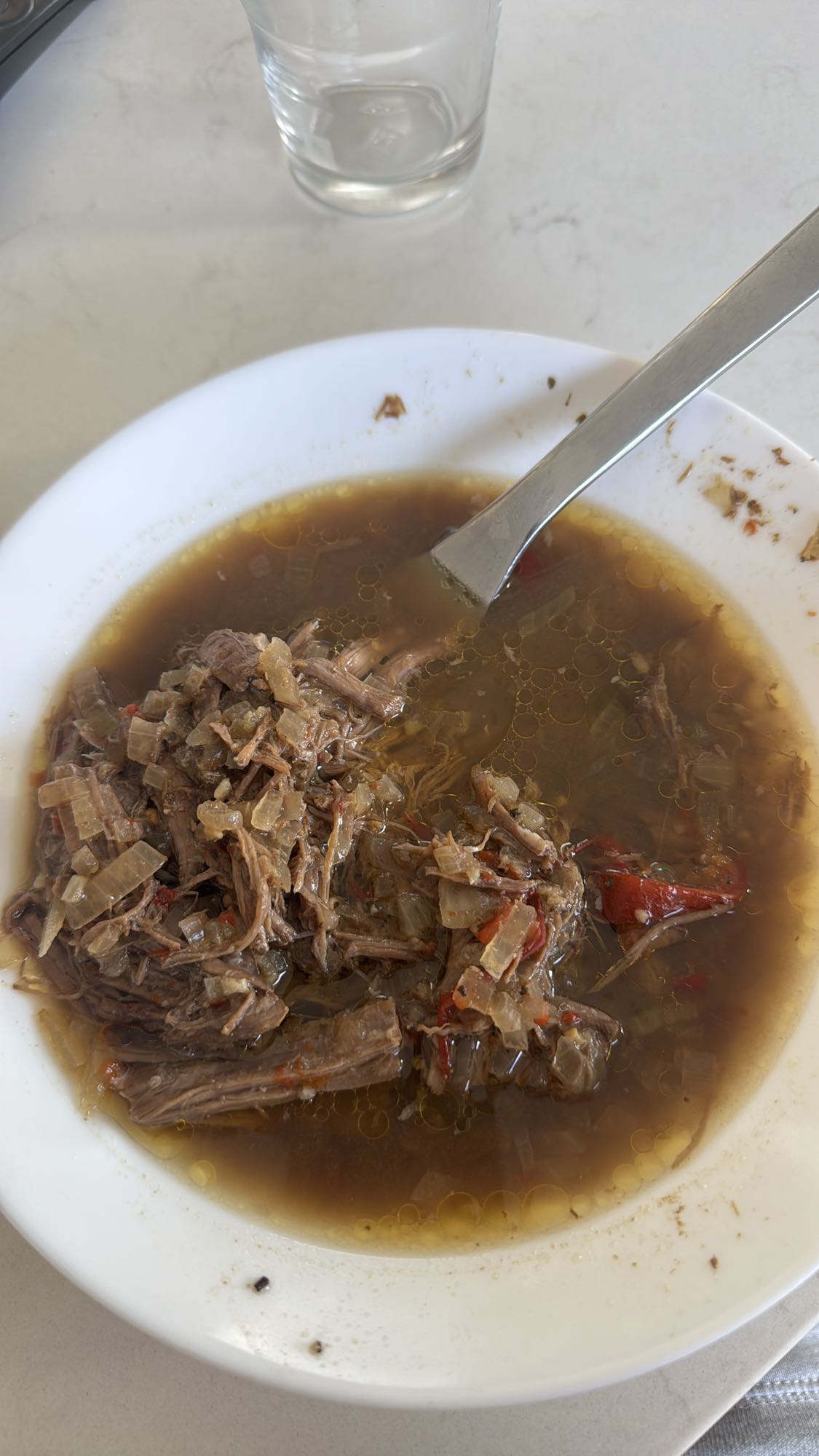 Beef Broth with Veggies