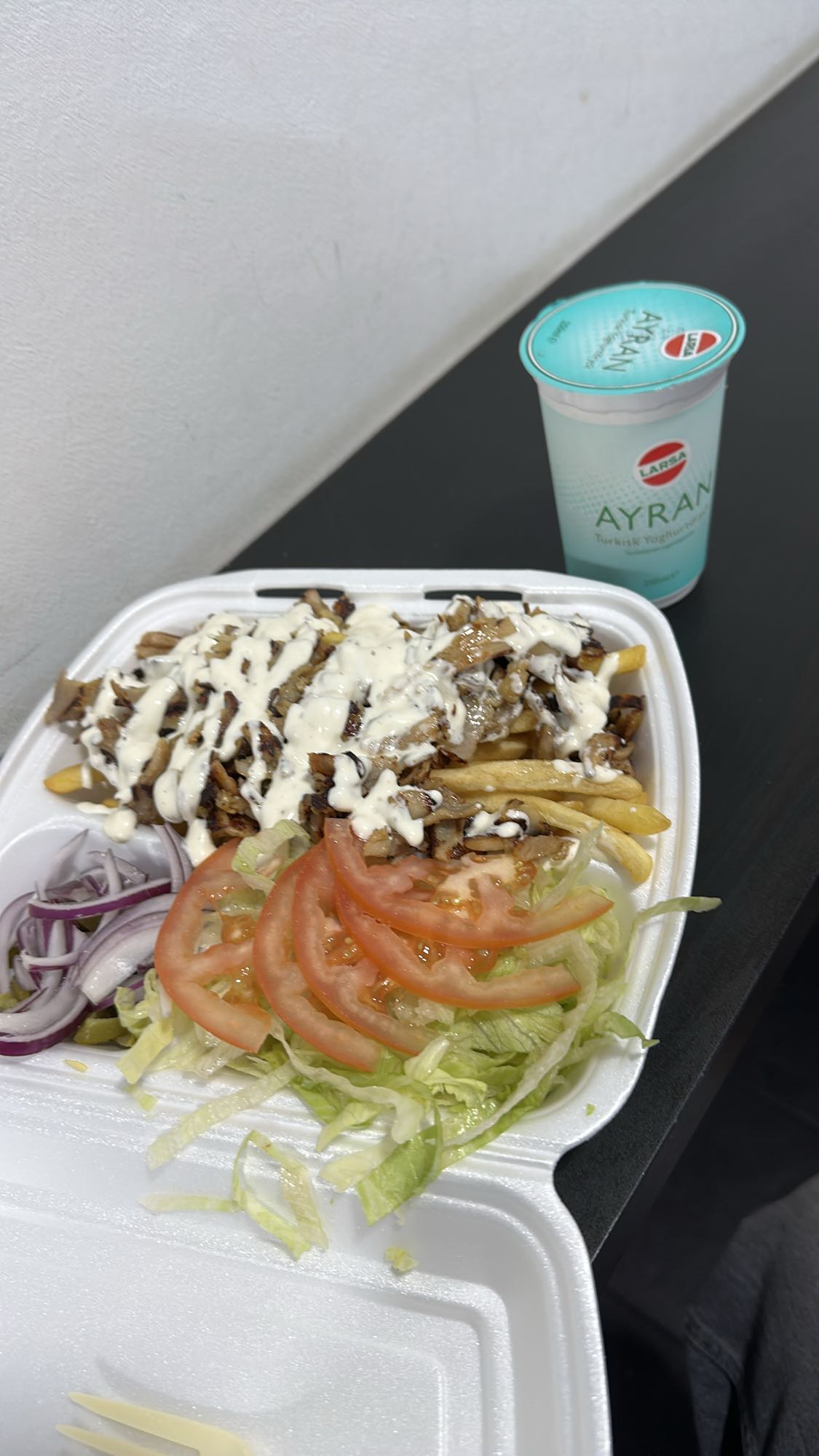 Kebabtallrik med ayran
