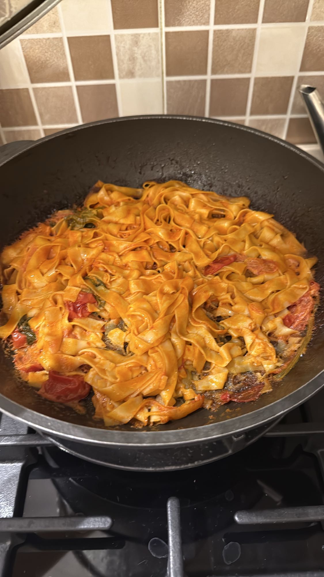 Тальятелле с томатным соусом