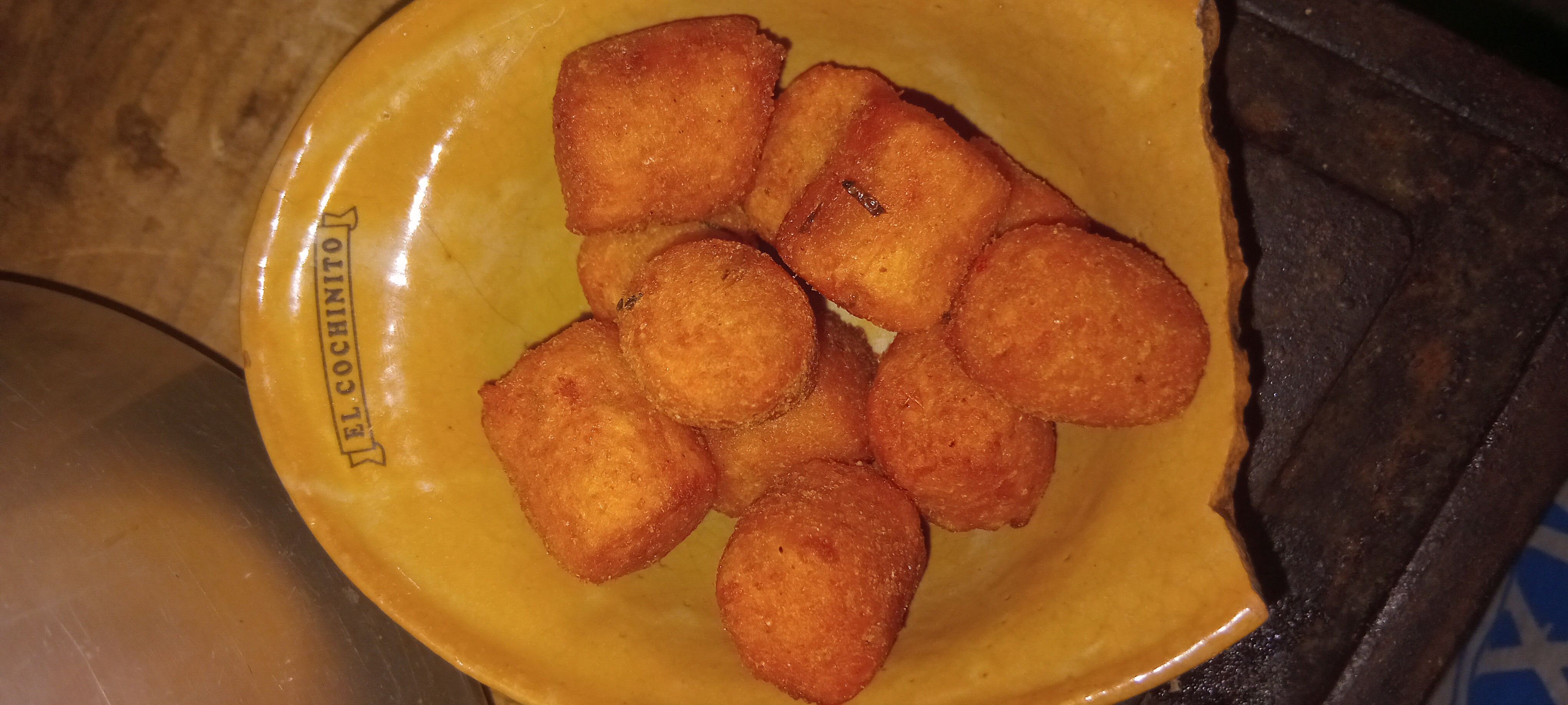 bolitas de yuca fritas