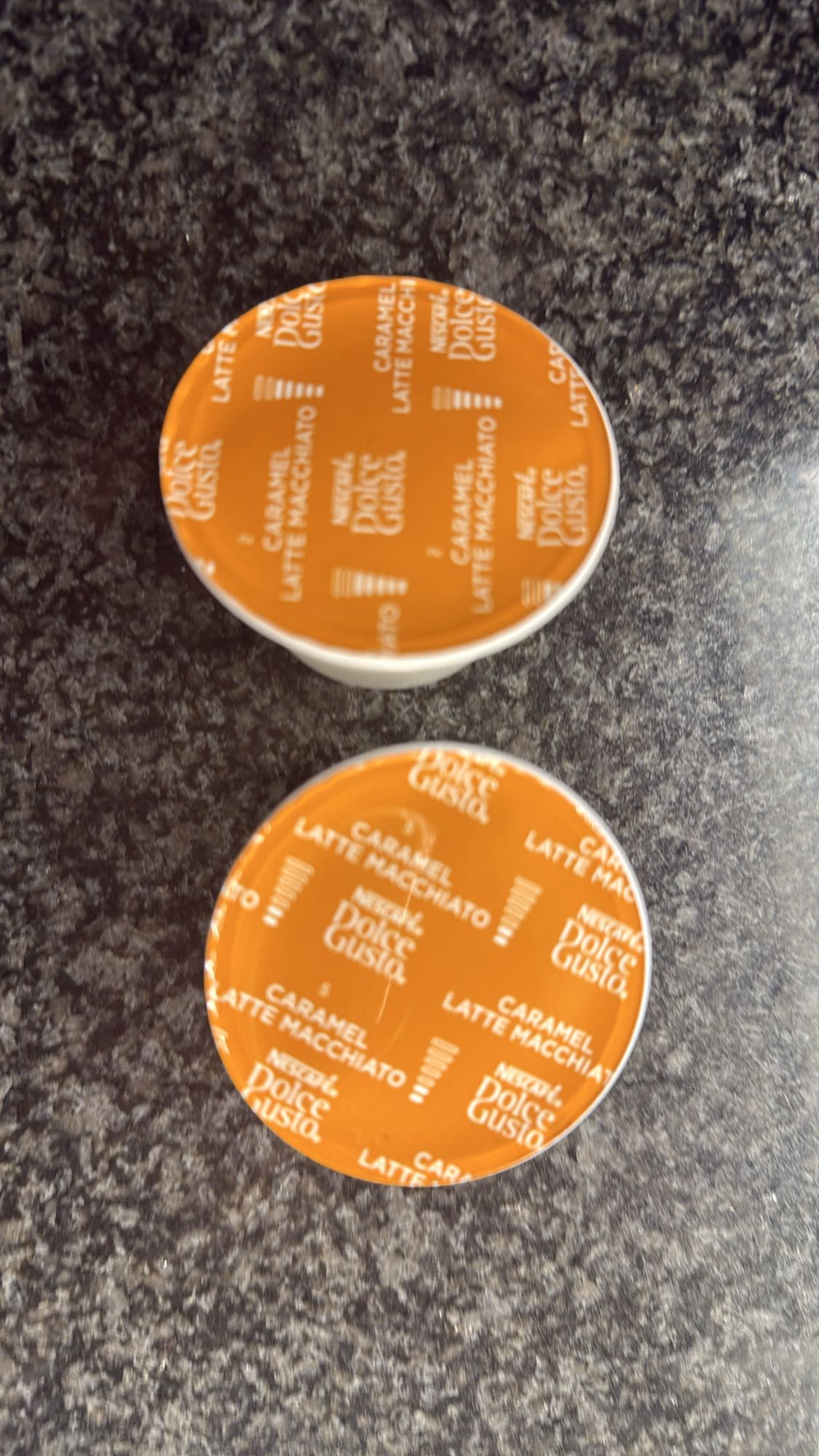 Caramel Latte Macchiato cups