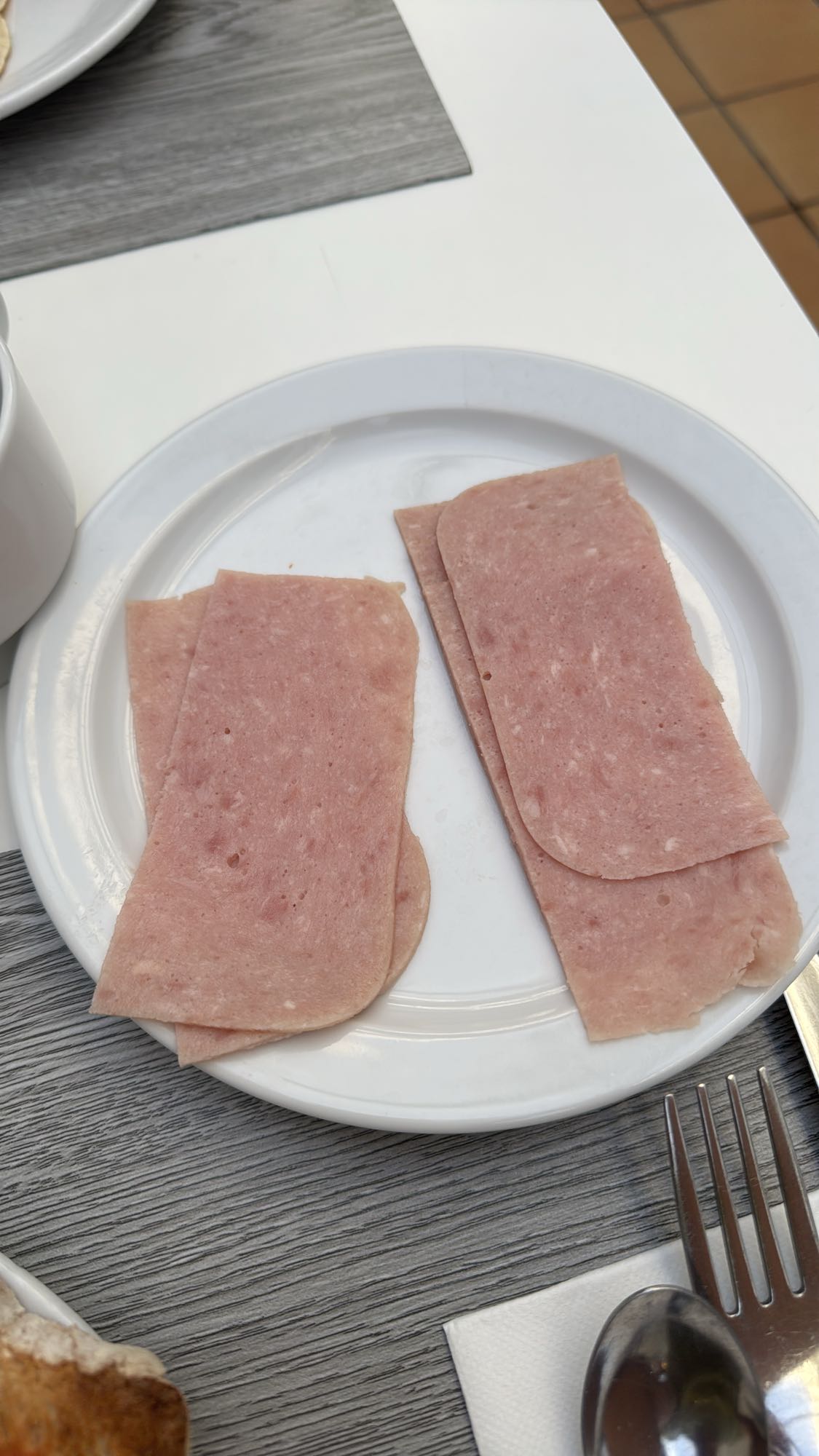lonchas de jamón cocido