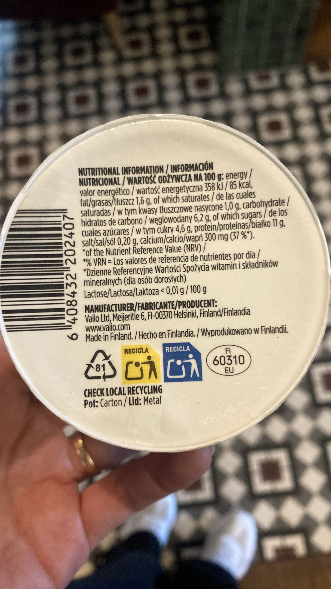 Plain Protein Yogurt