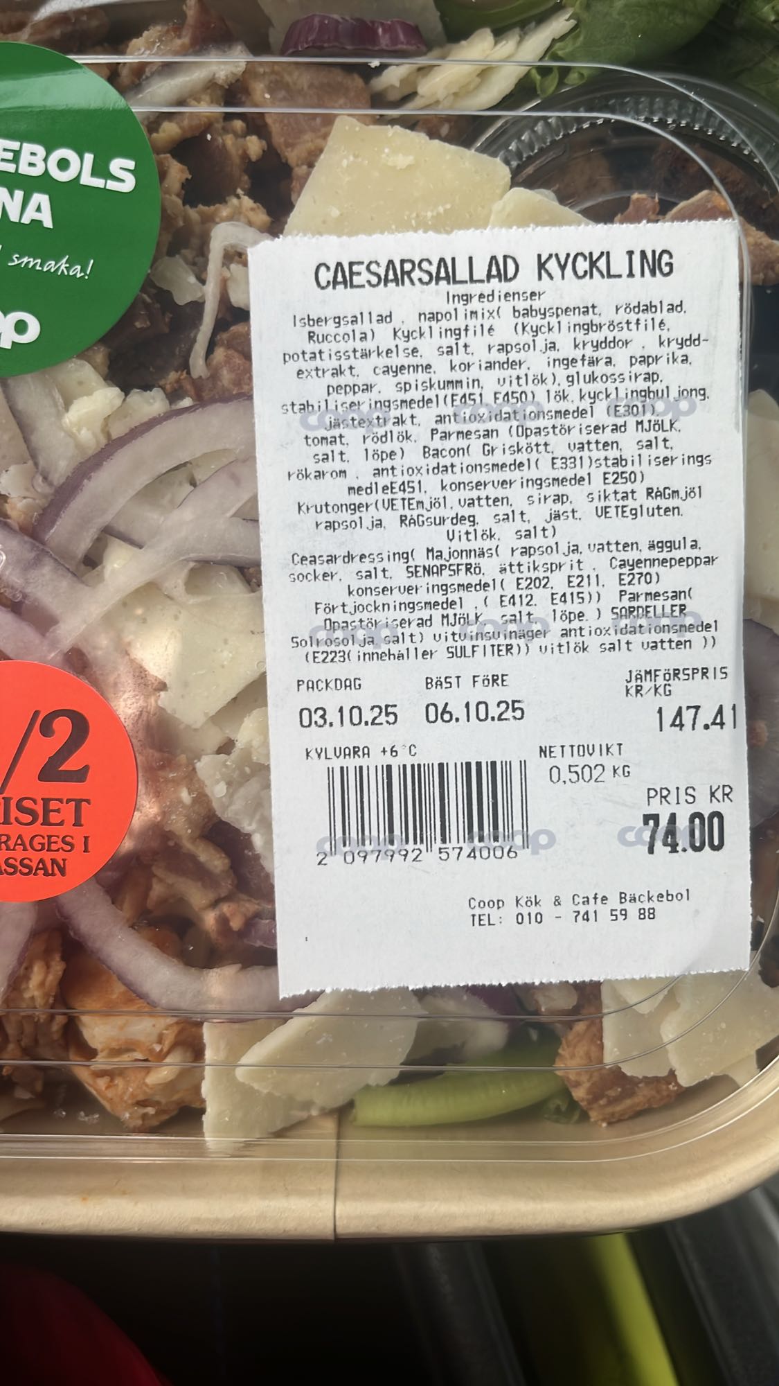 Caesarsallad kyckling