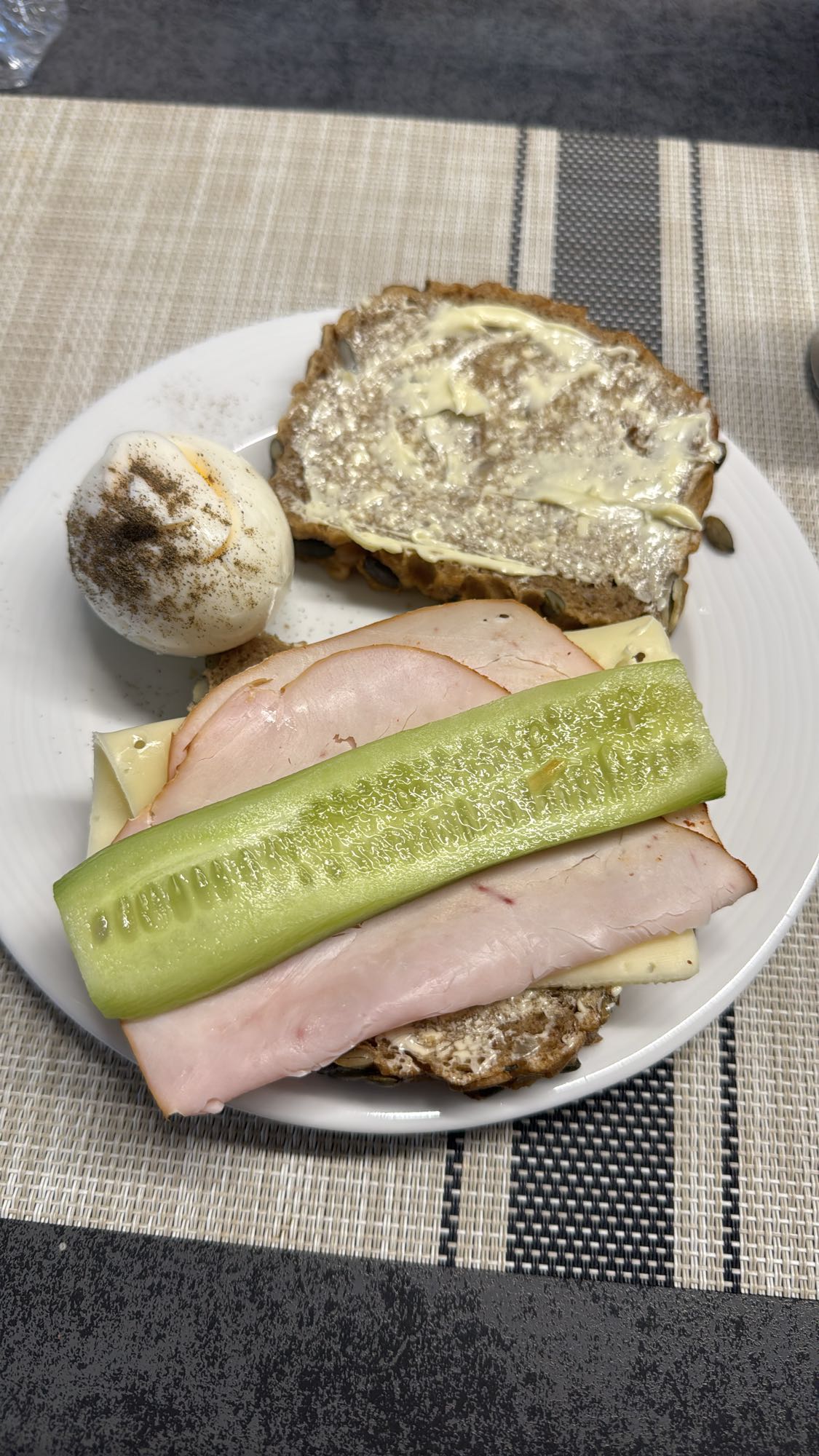 Kalkonmacka med ägg