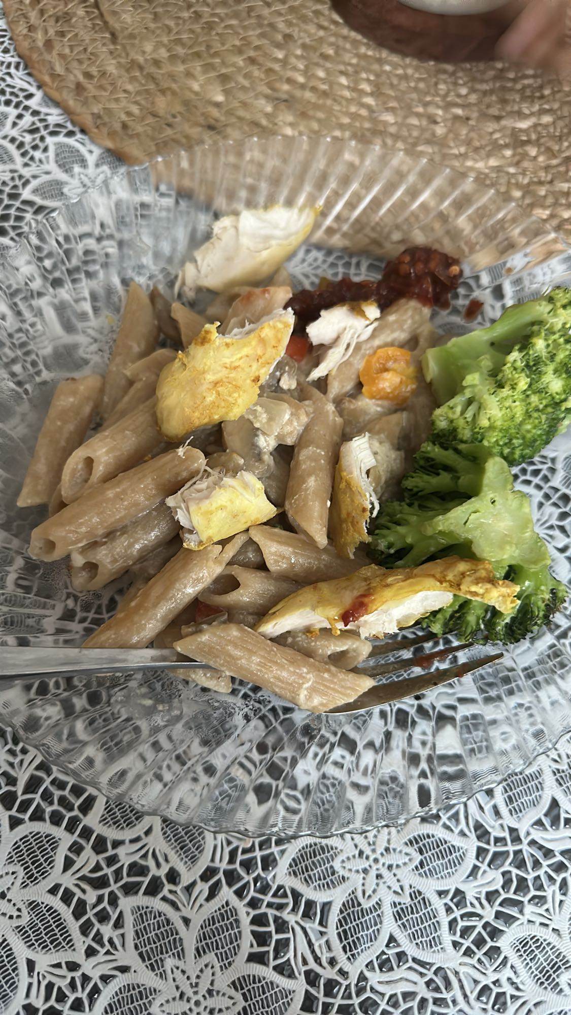 Kycklingpasta med broccoli