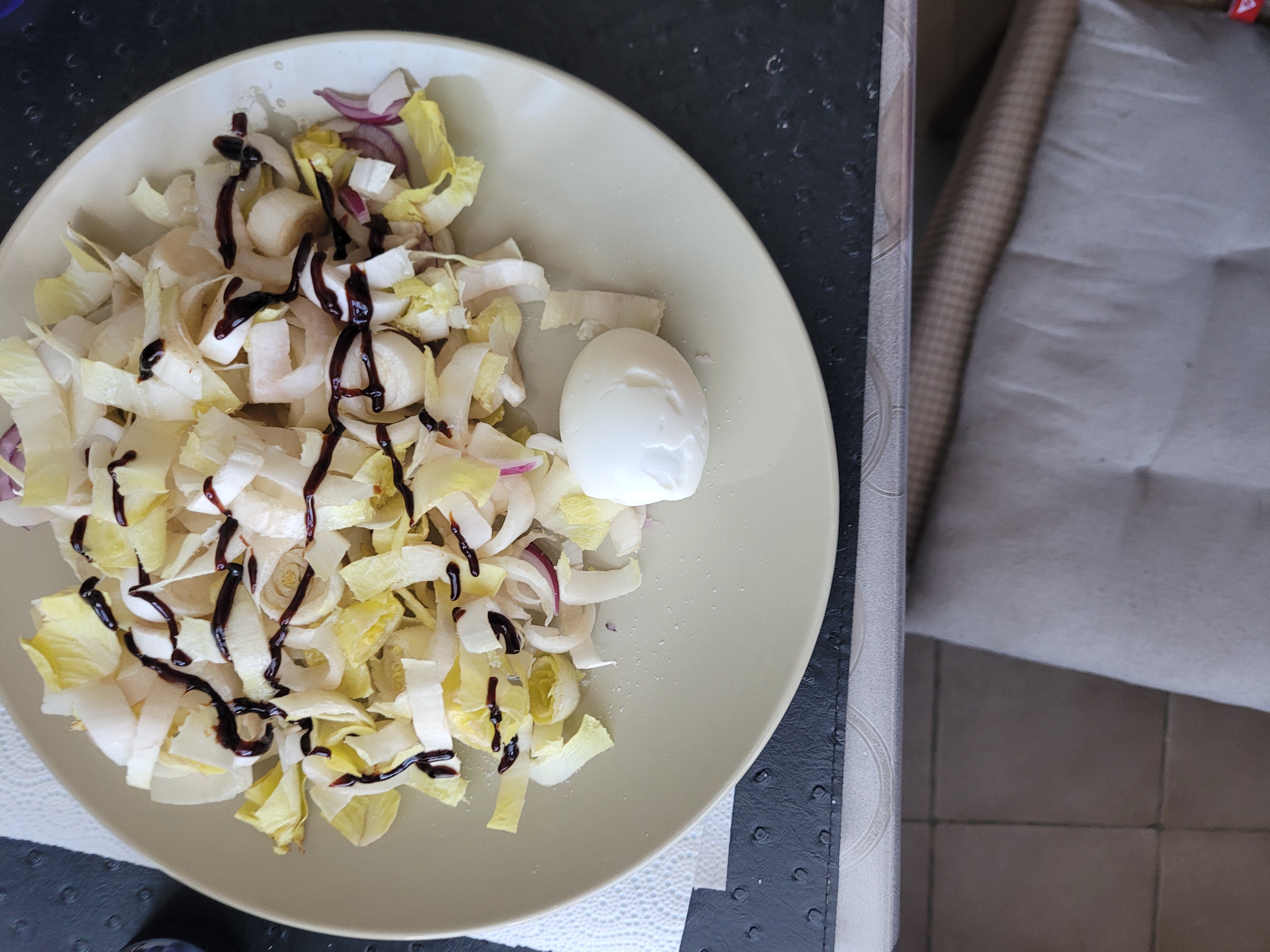 Salade œuf et endives