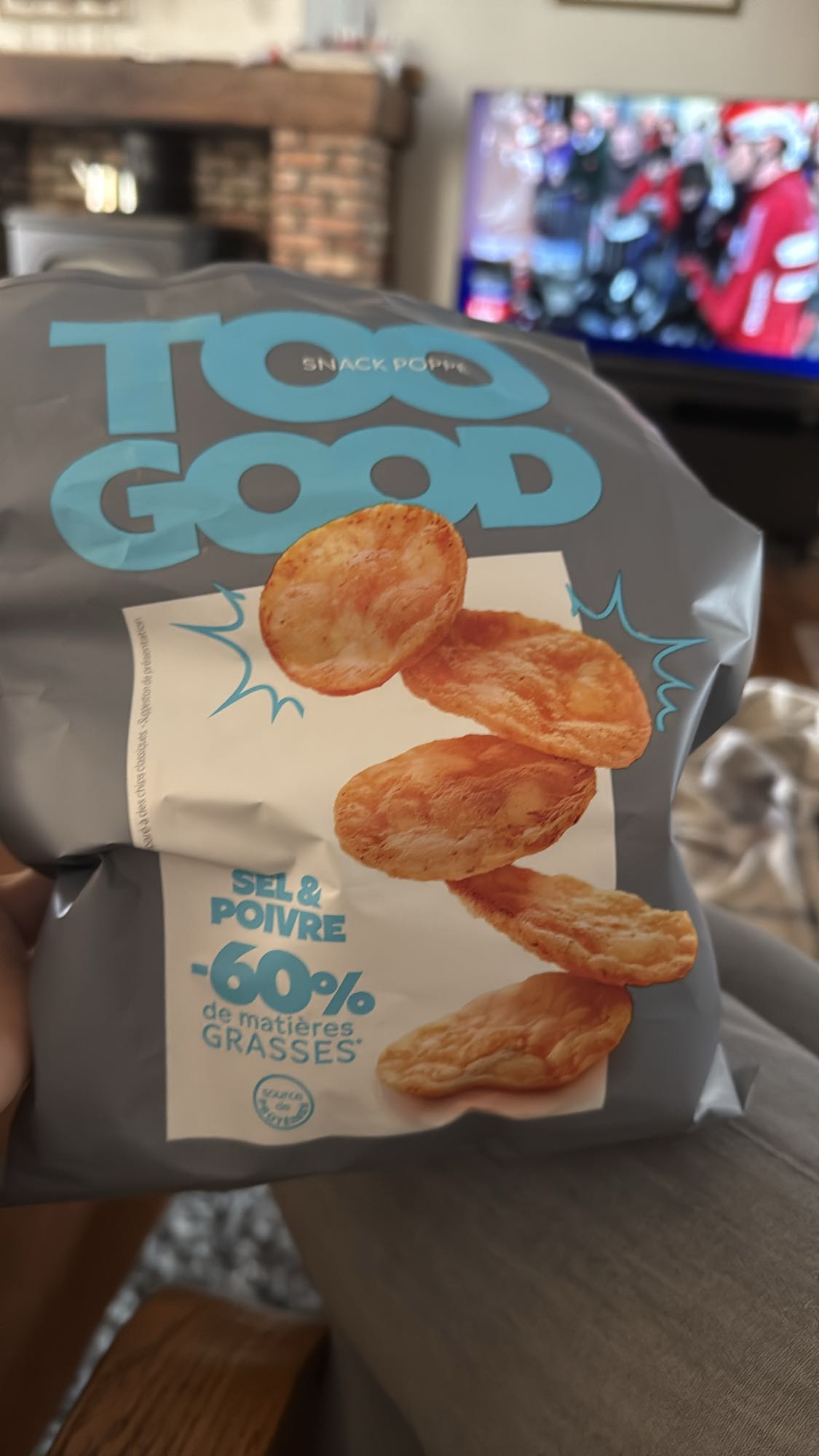Gezouten popchips