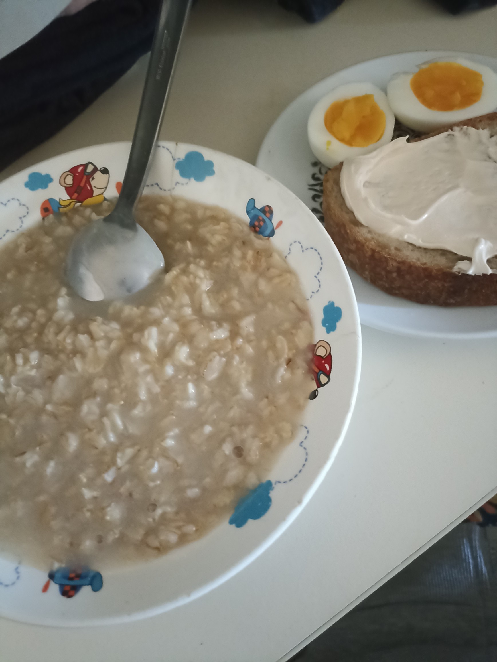 Oatmeal and Egg Toast