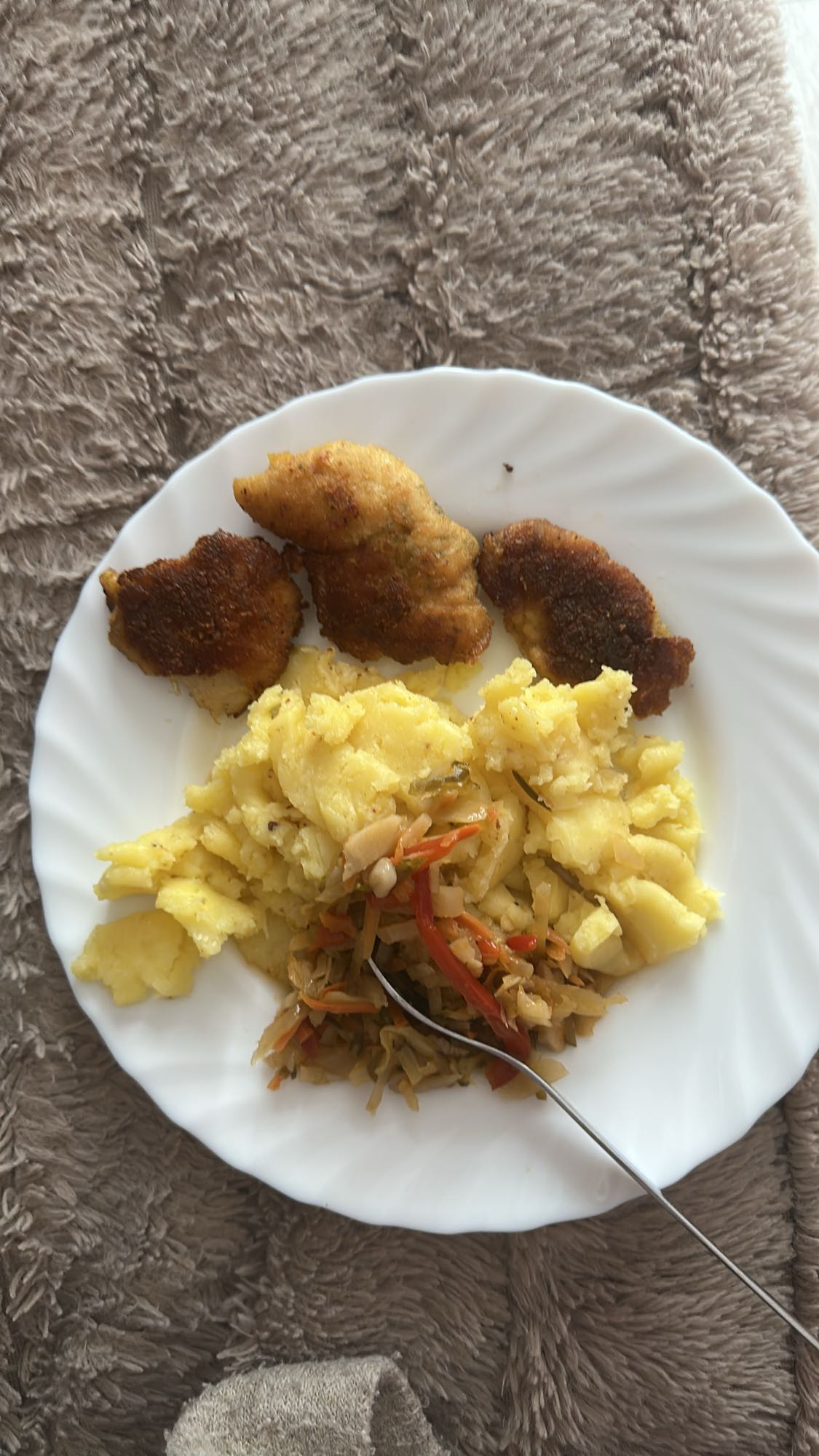 Ziemniaki z kurczakiem