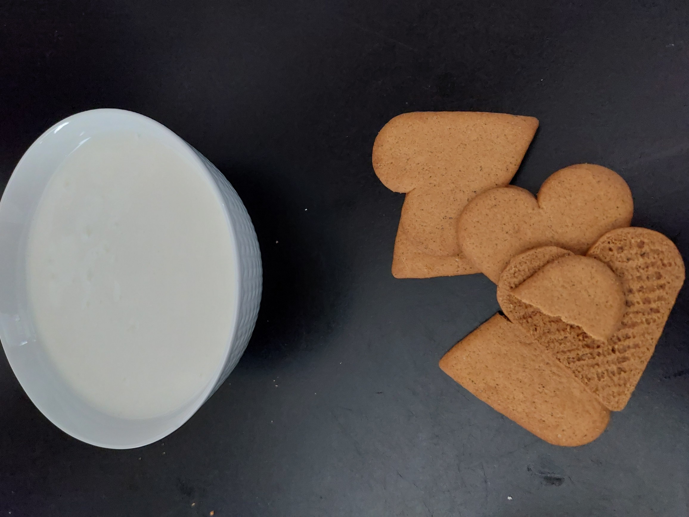 Mjölk och pepparkakor