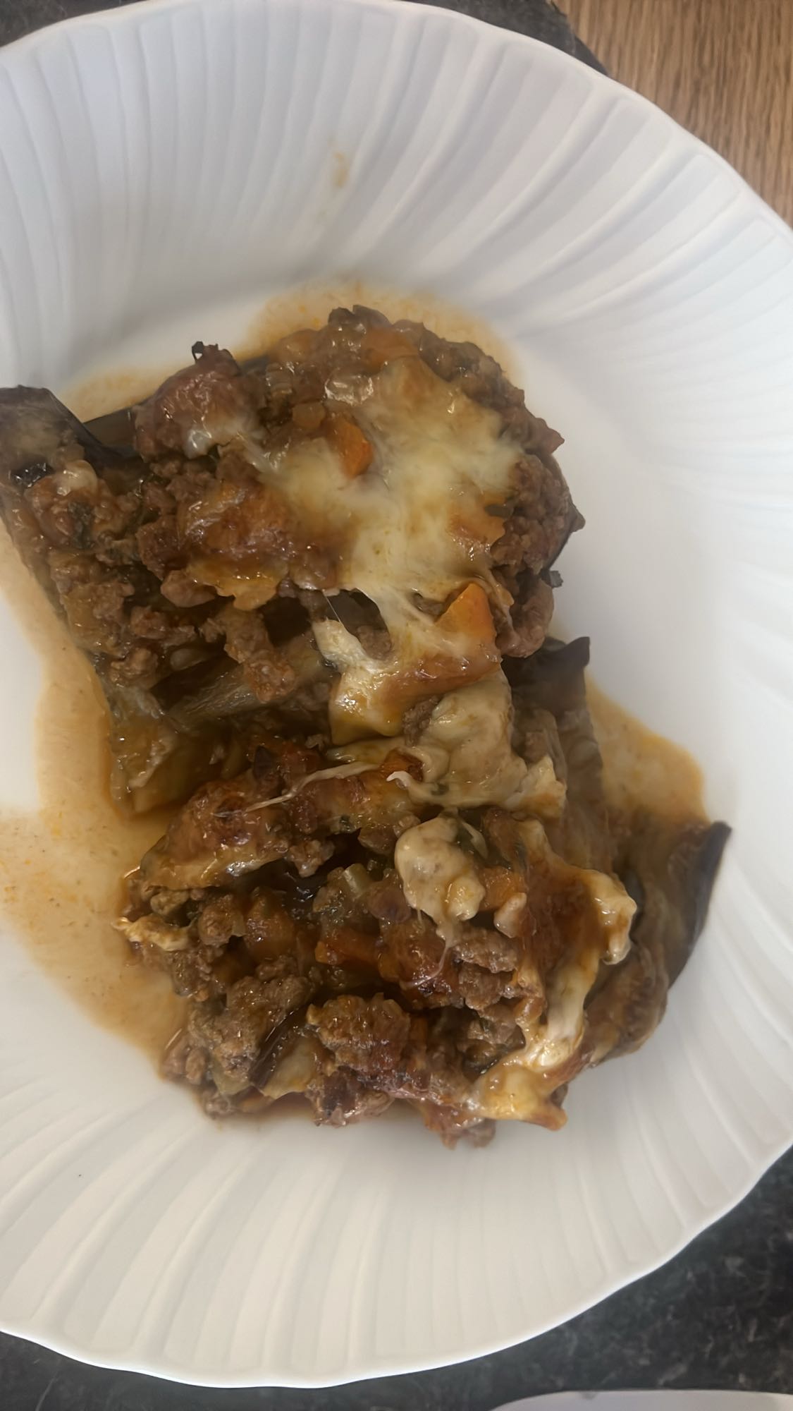Stuffed Eggplant Bake